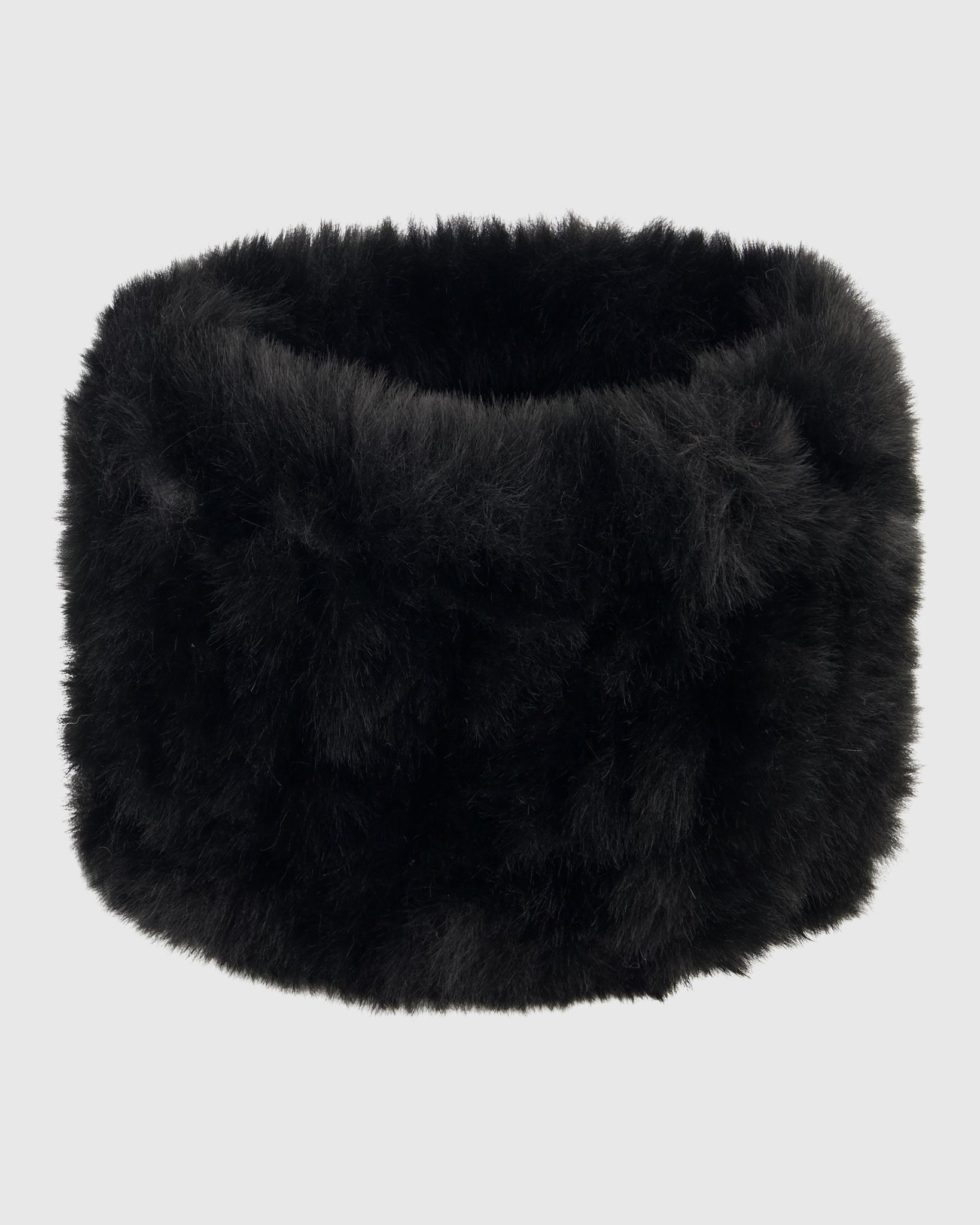 FUR-FREE REX RABBIT (FAUX FUR) KNIT HEADBAND