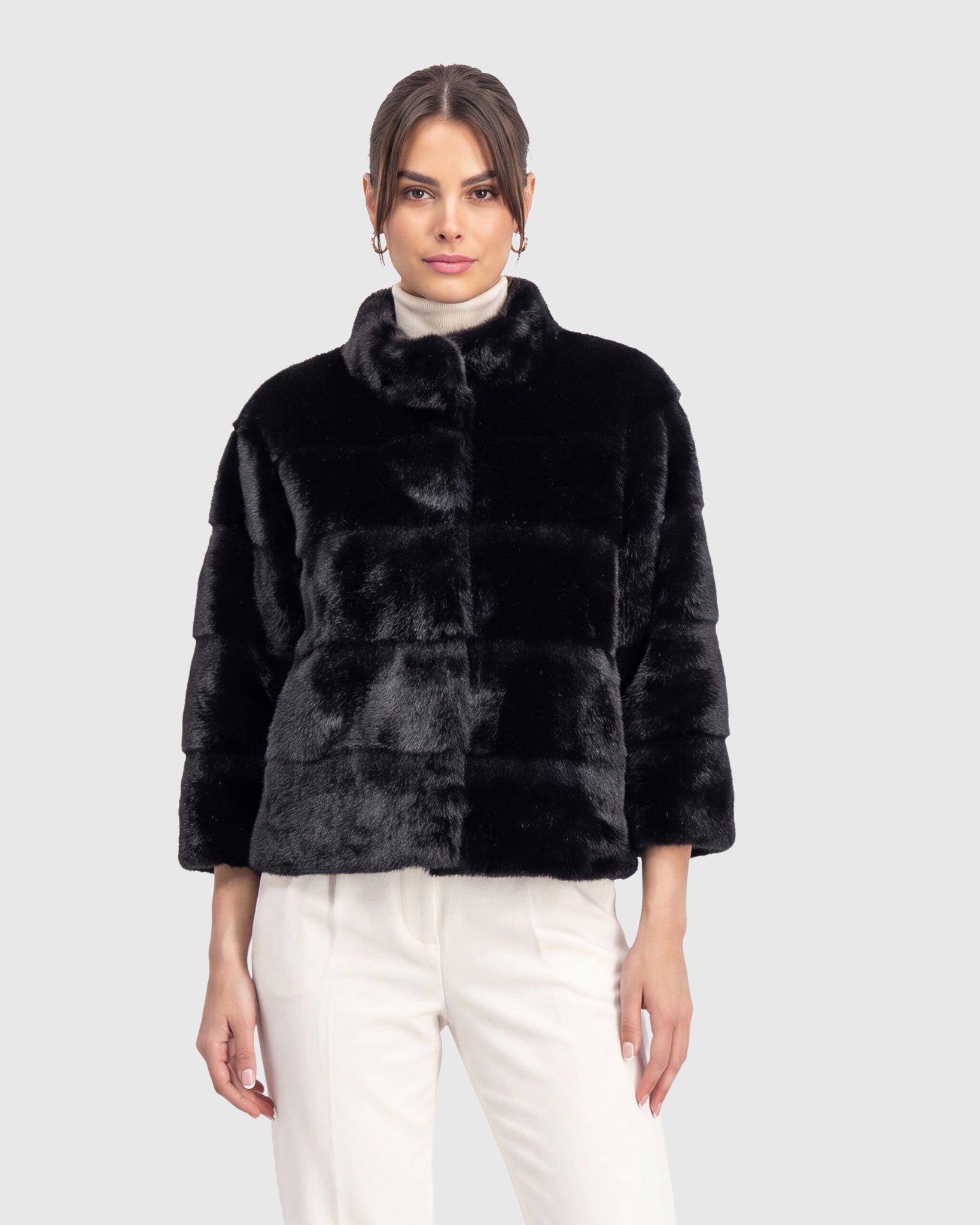 FUR-FREE MINK (FAUX FUR) JACKET