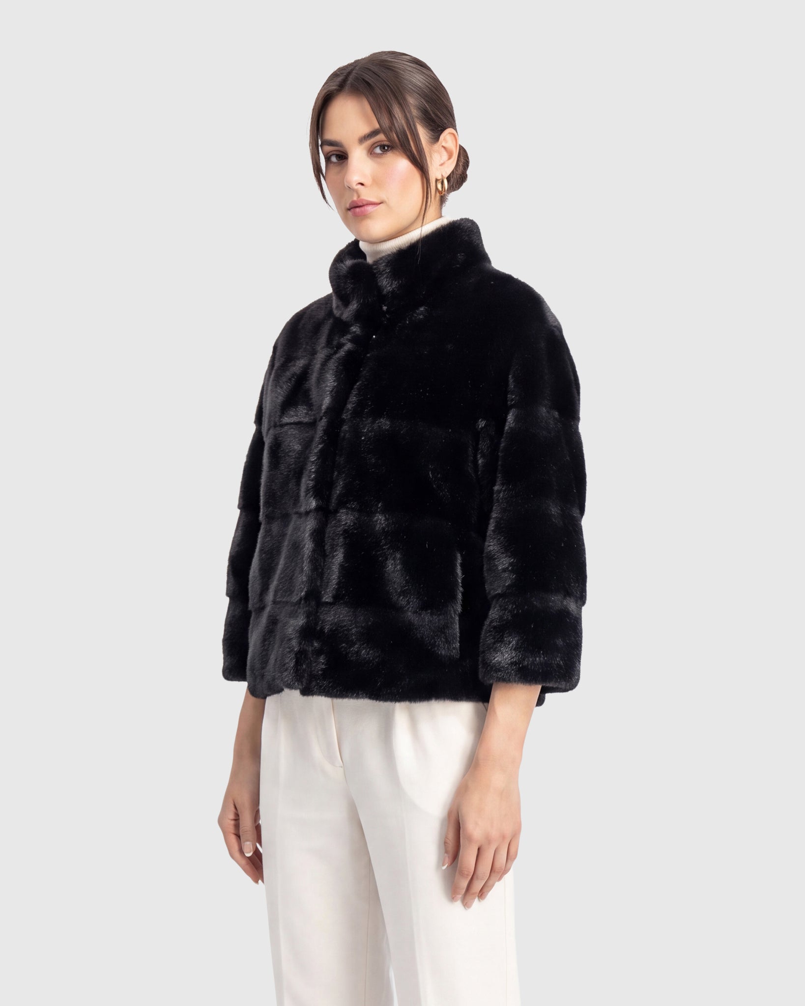 FUR-FREE MINK (FAUX FUR) JACKET