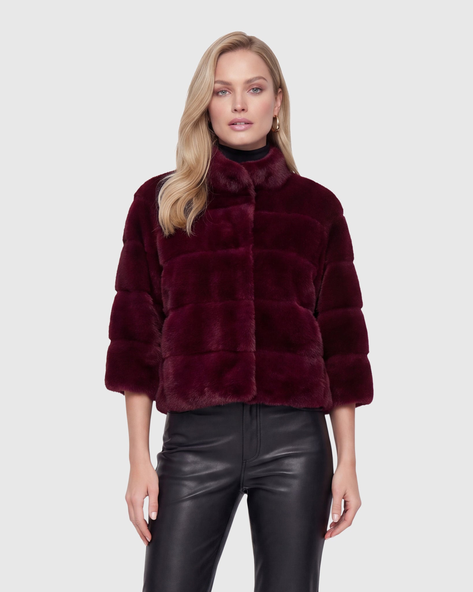 FUR-FREE MINK (FAUX FUR) JACKET
