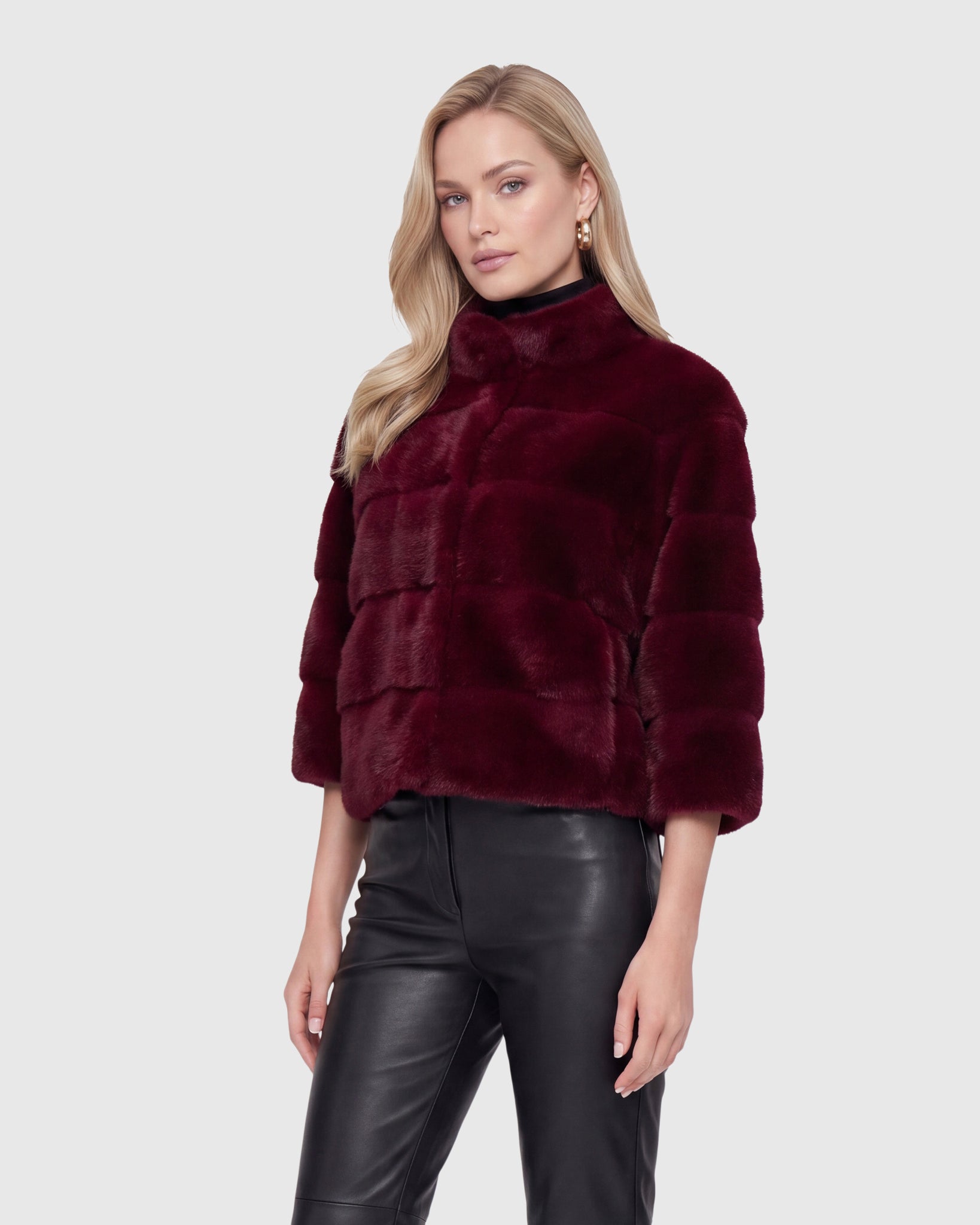 FUR-FREE MINK (FAUX FUR) JACKET