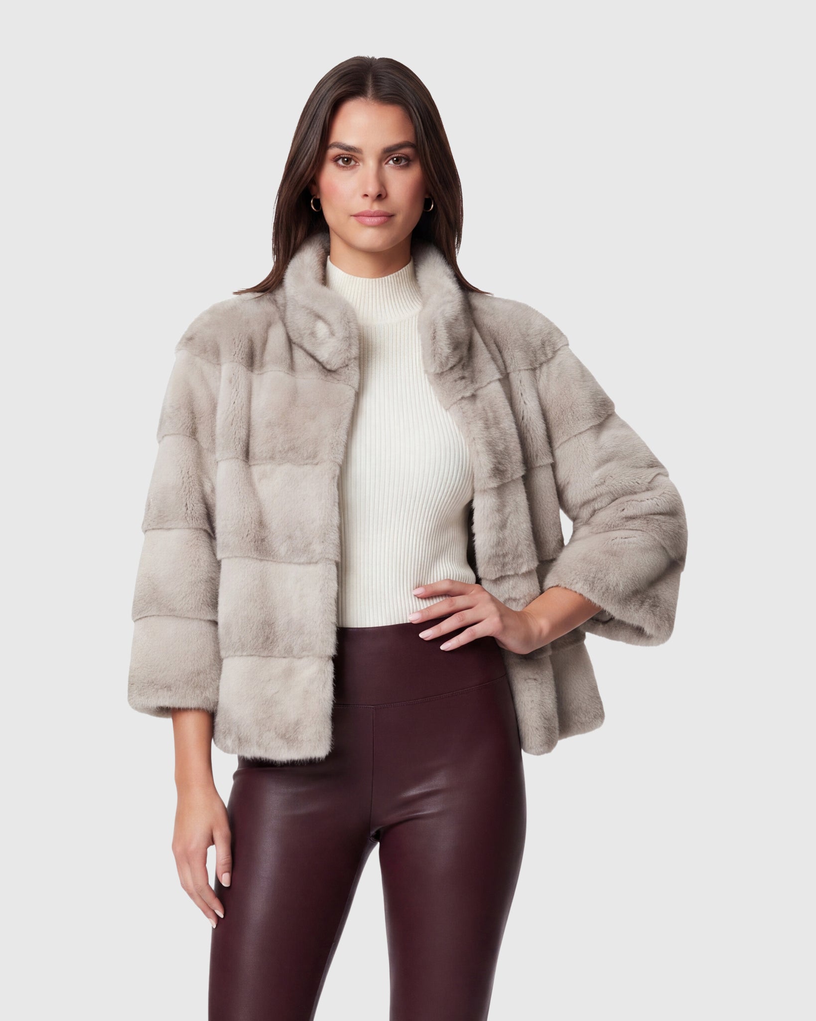 FUR-FREE MINK (FAUX FUR) JACKET