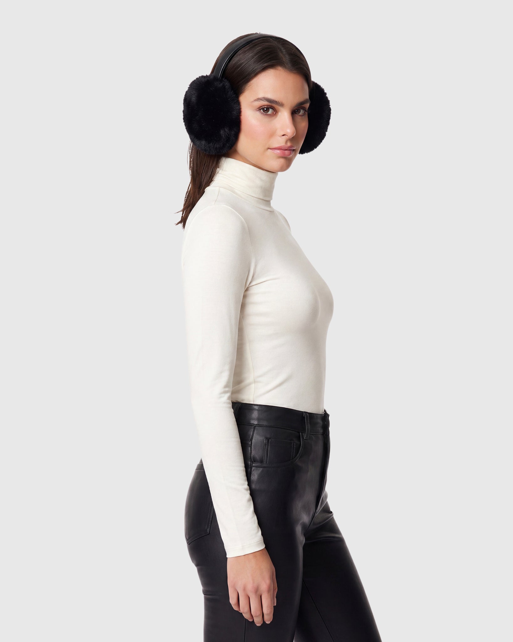 FUR-FREE REX RABBIT (FAUX FUR) EARMUFFS