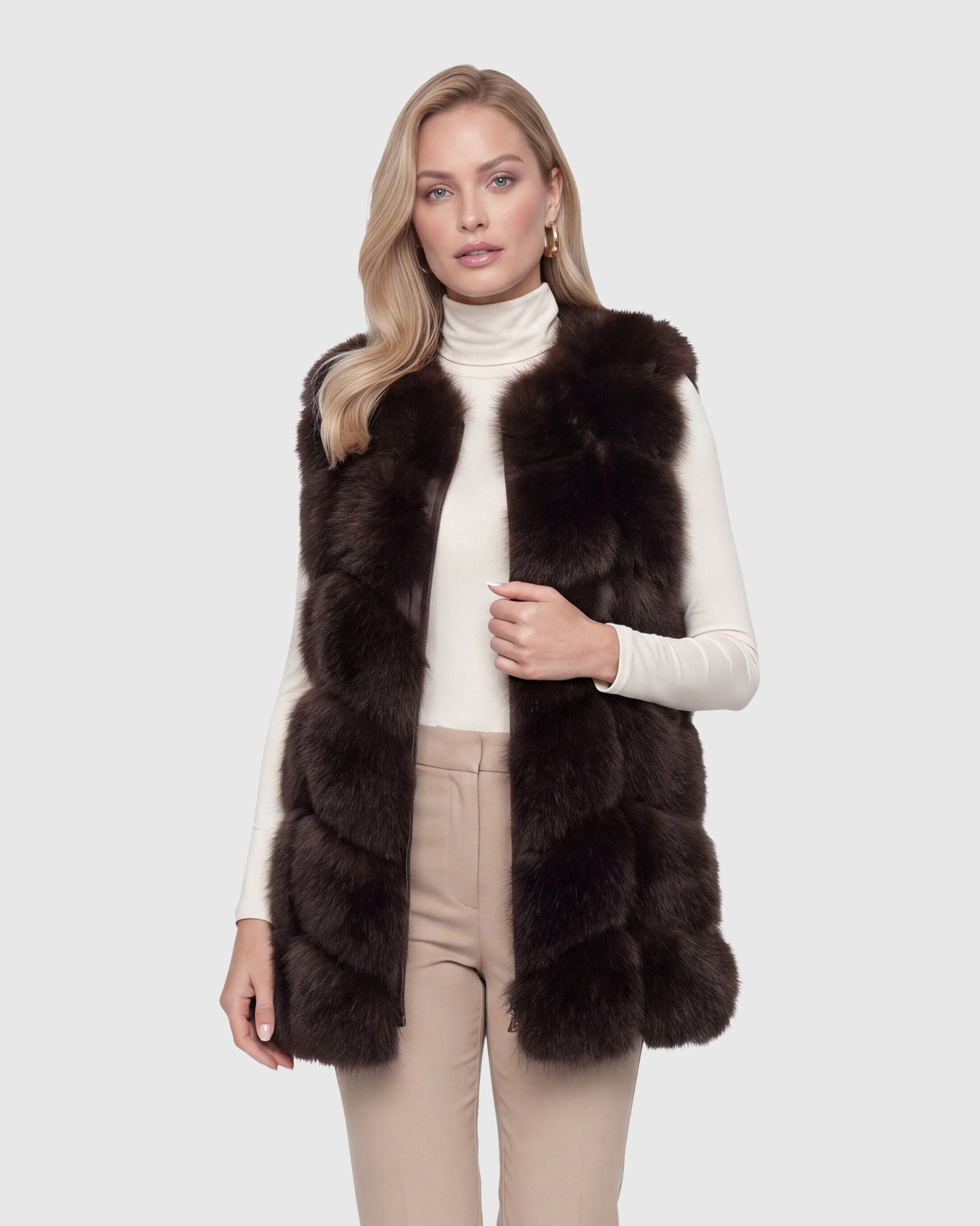 FUR-FREE FOX (FAUX FUR) VEST