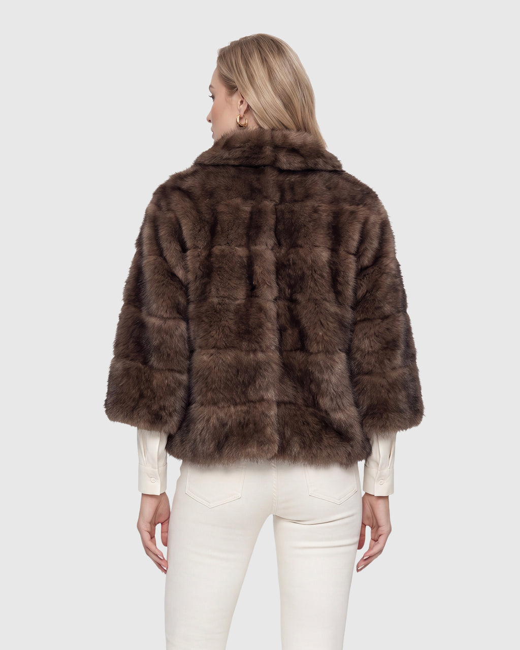 FUR-FREE SABLE (FAUX FUR) JACKET