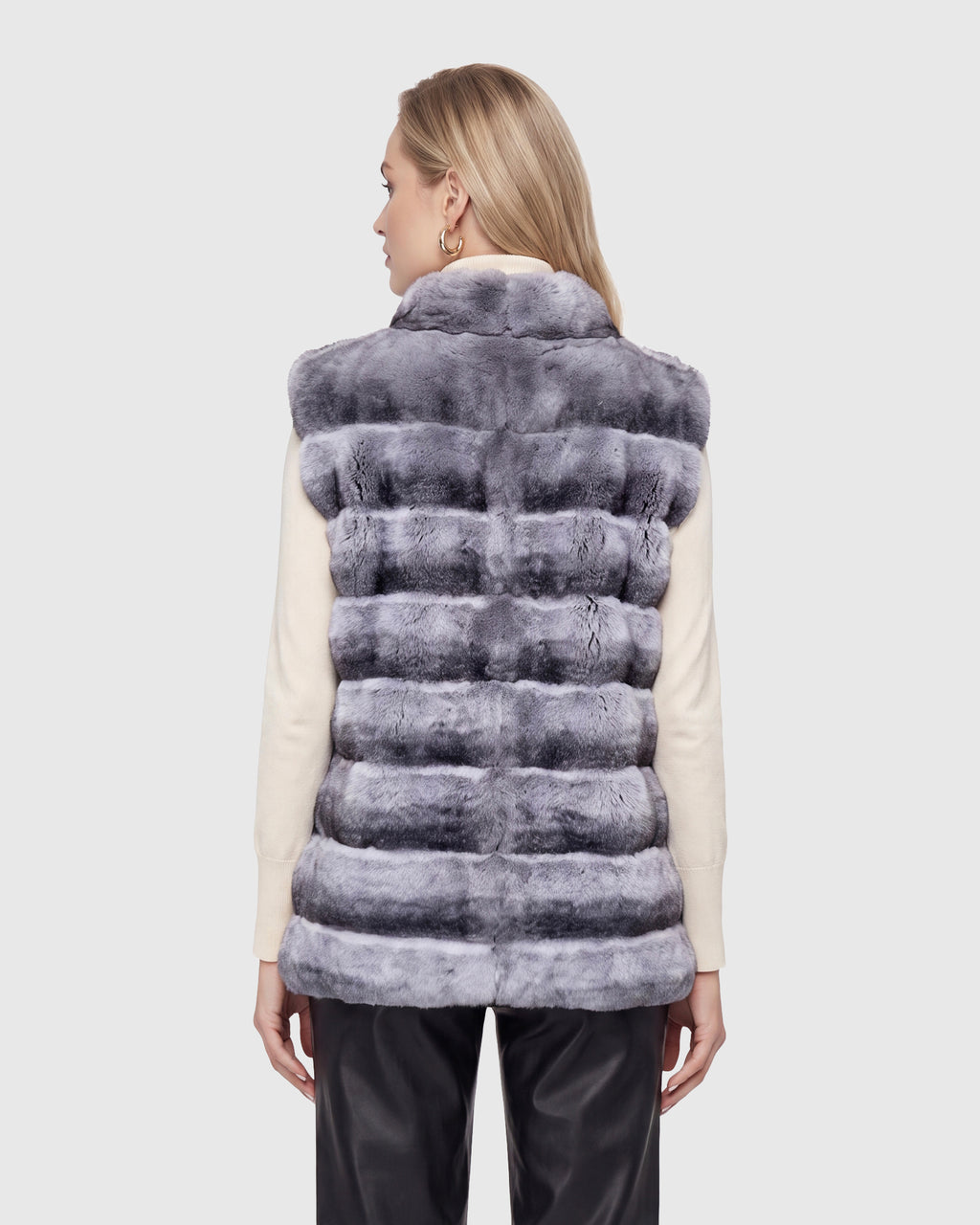 FUR-FREE CHINCHILLA (FAUX FUR) VEST
