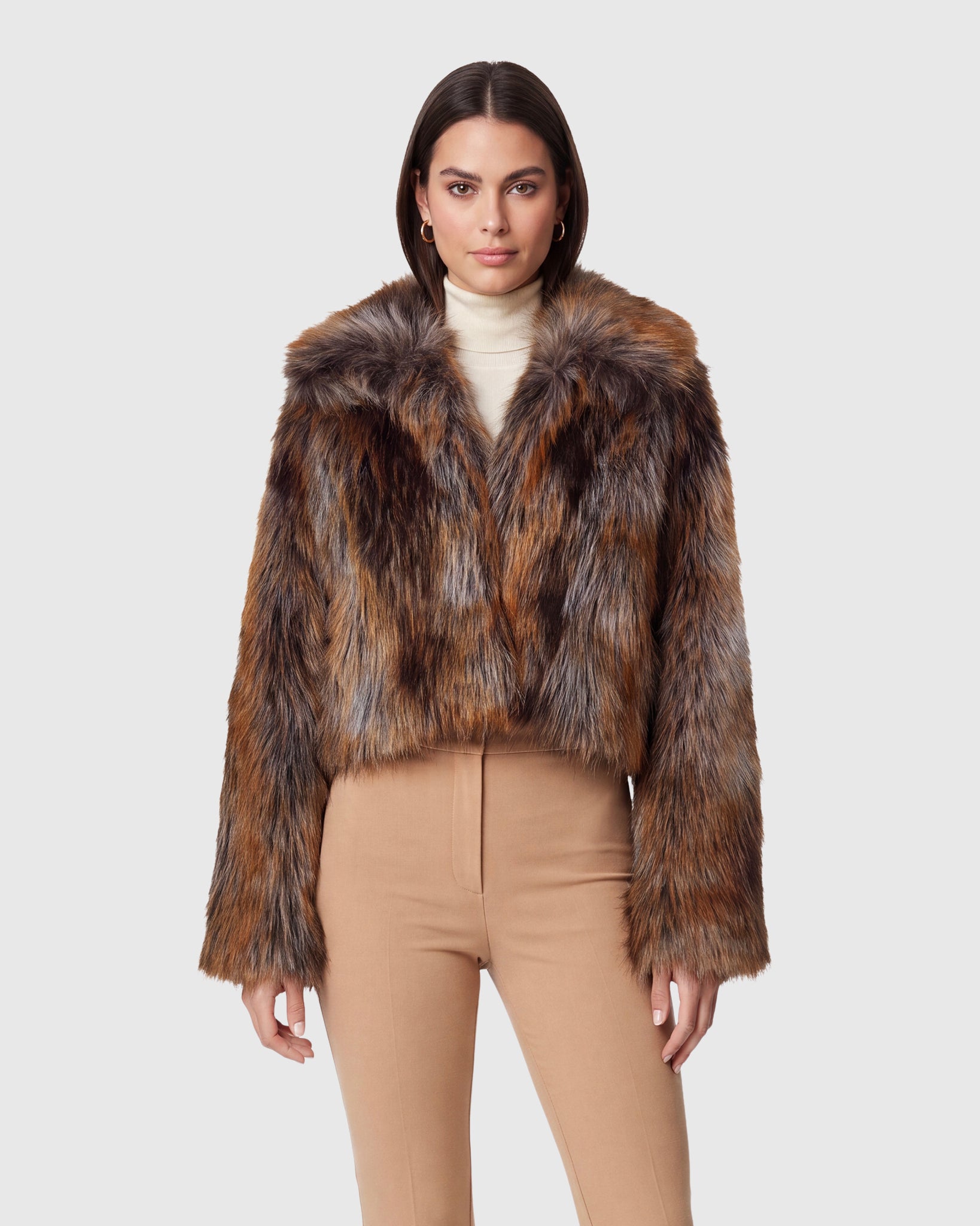 FUR-FREE RED FOX (FAUX FUR) JACKET