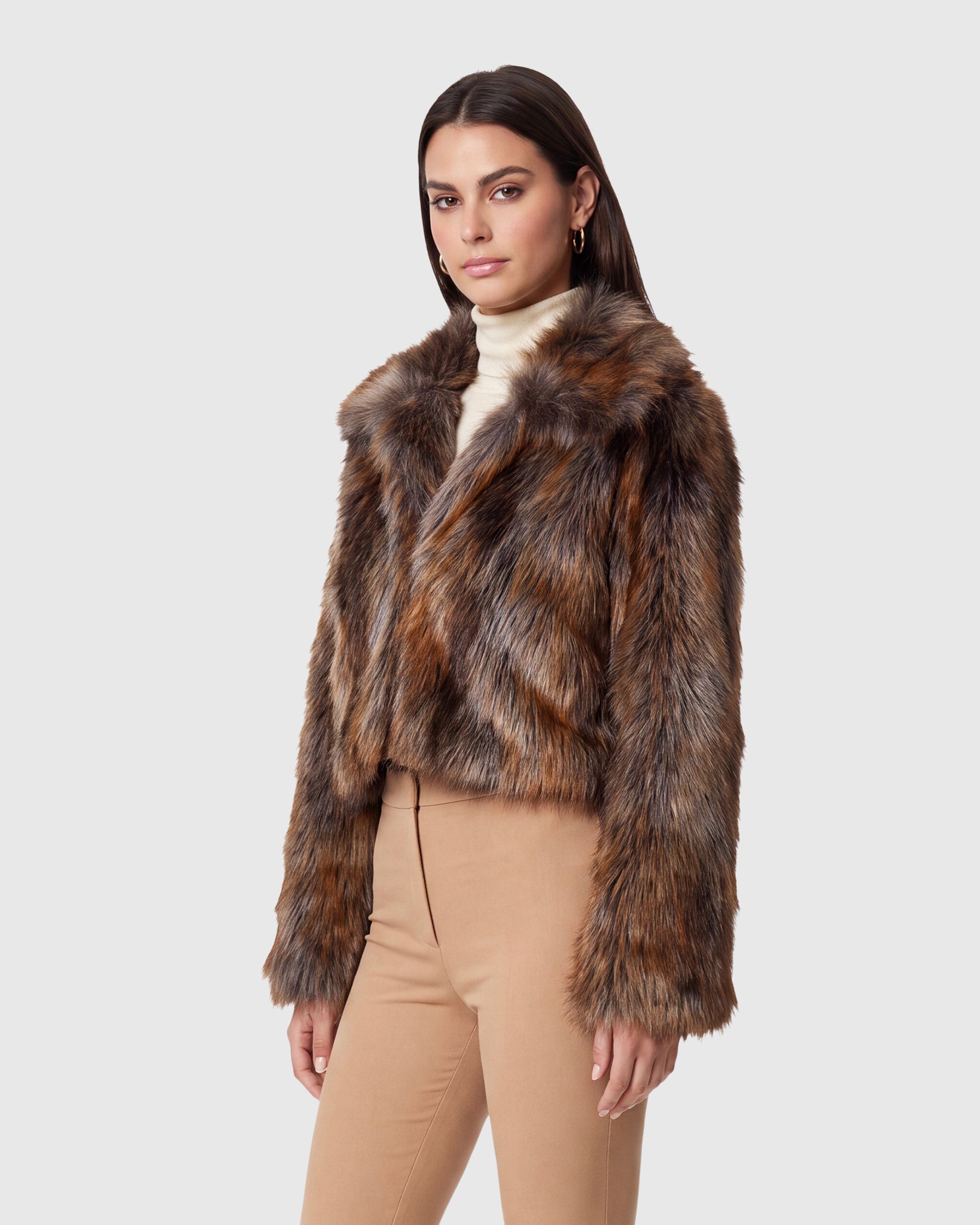 FUR-FREE RED FOX (FAUX FUR) JACKET