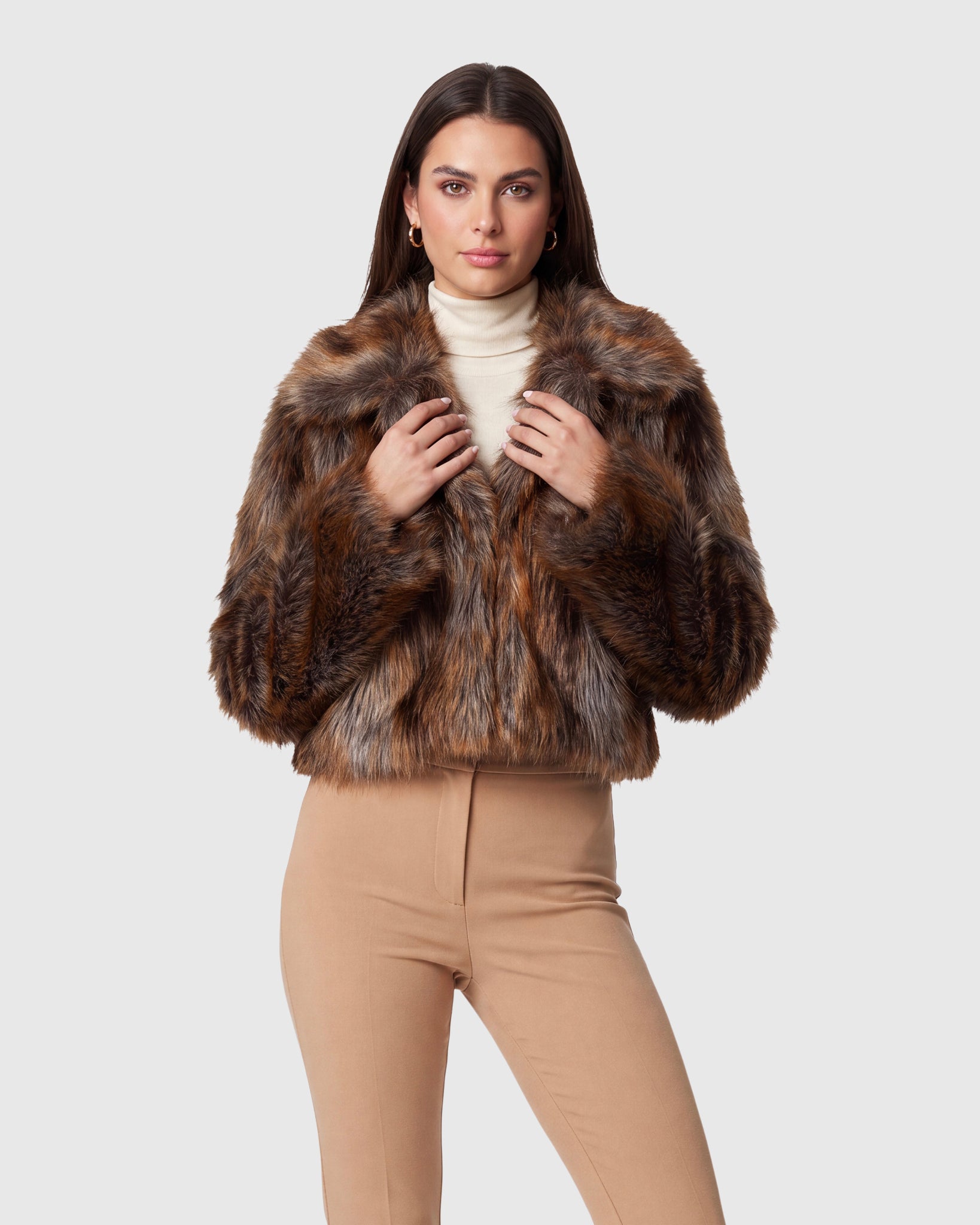 FUR-FREE RED FOX (FAUX FUR) JACKET