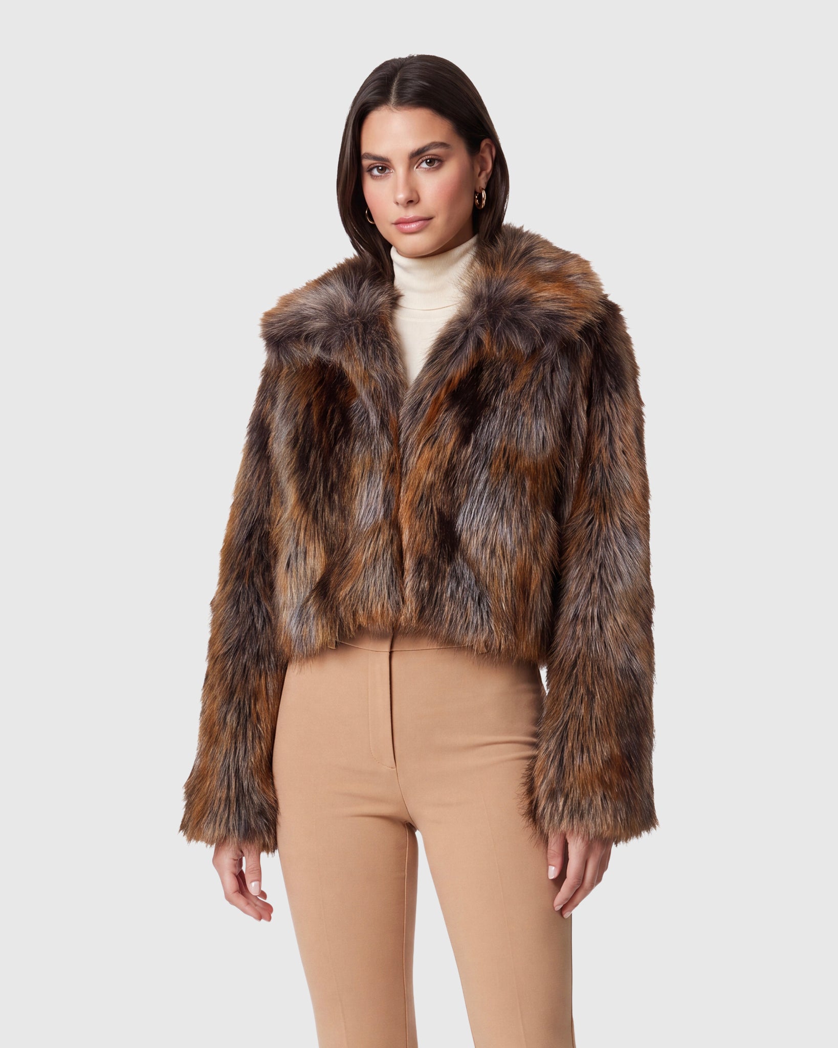 FUR-FREE RED FOX (FAUX FUR) JACKET
