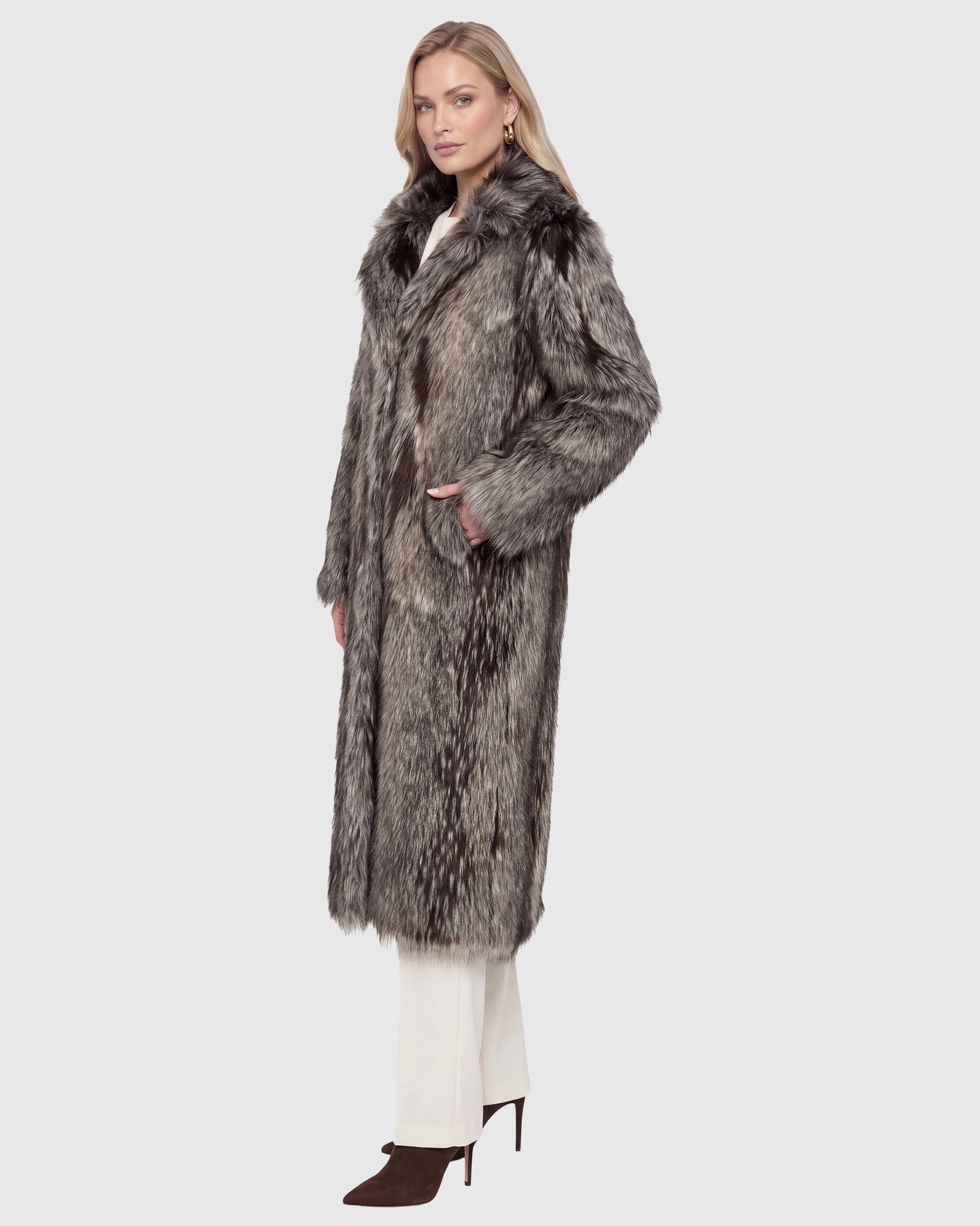 FUR-FREE FOX (FAUX FUR) COAT