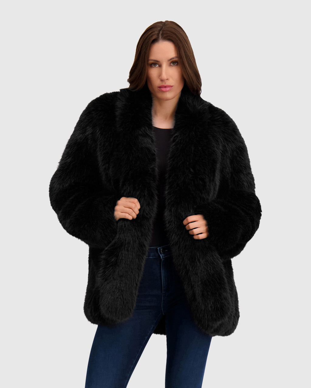 FUR-FREE FOX (FAUX FUR) JACKET