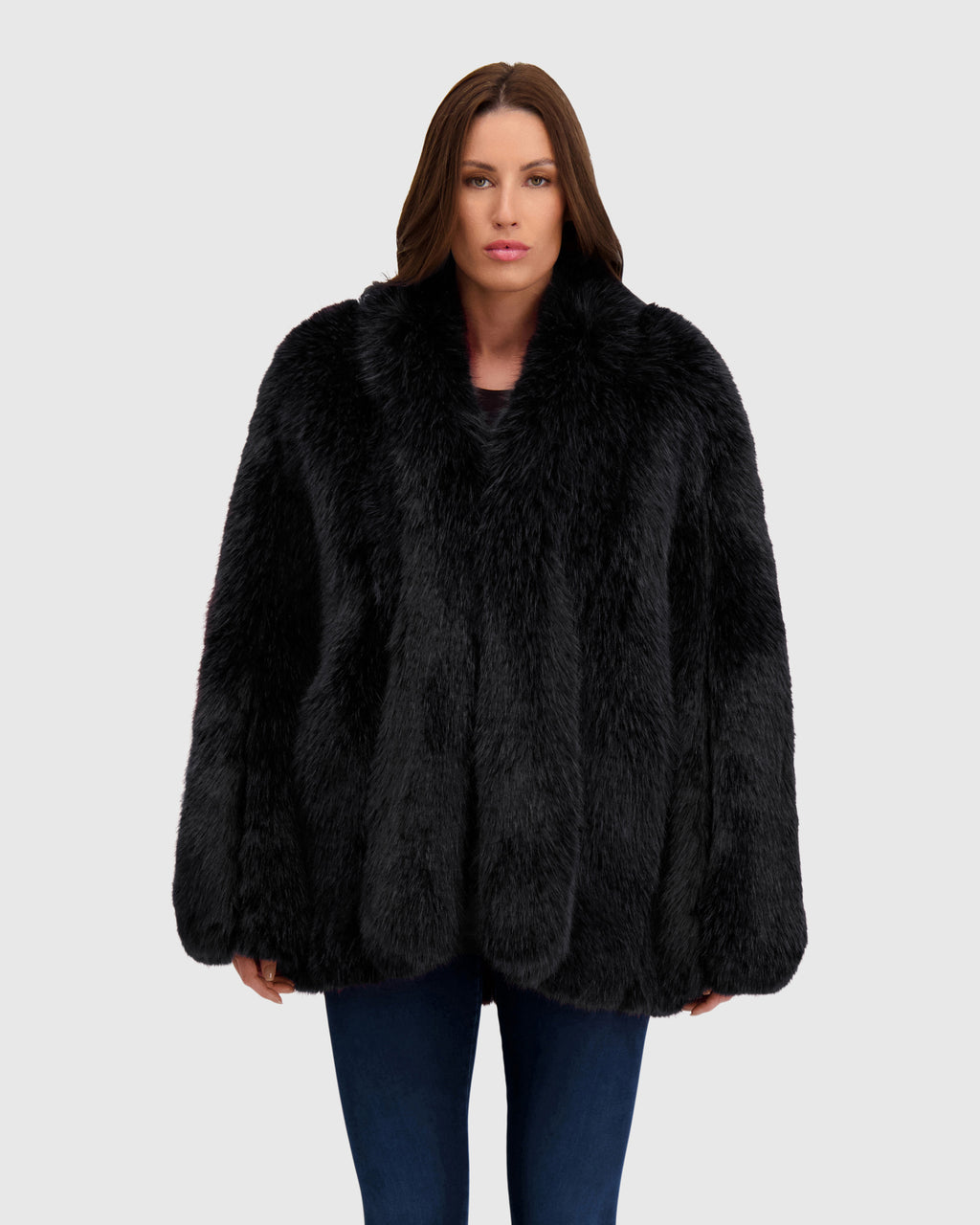 FUR-FREE FOX (FAUX FUR) JACKET