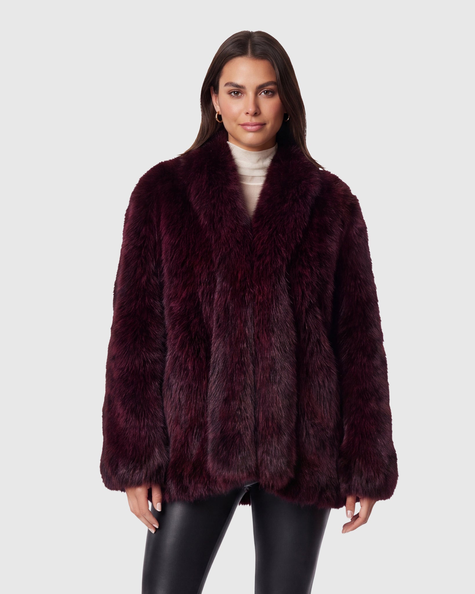 FUR-FREE FOX (FAUX FUR) JACKET