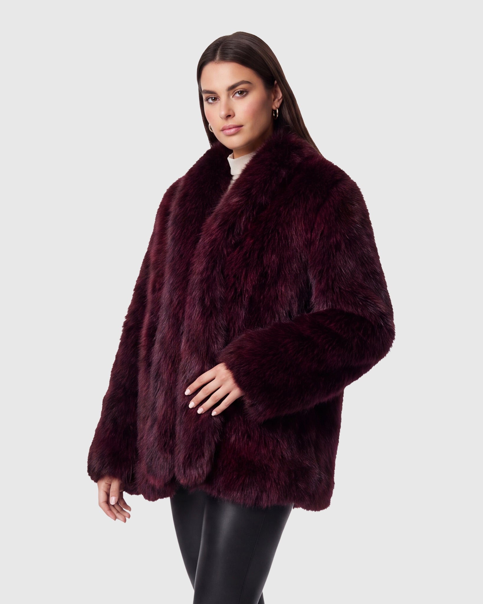 FUR-FREE FOX (FAUX FUR) JACKET