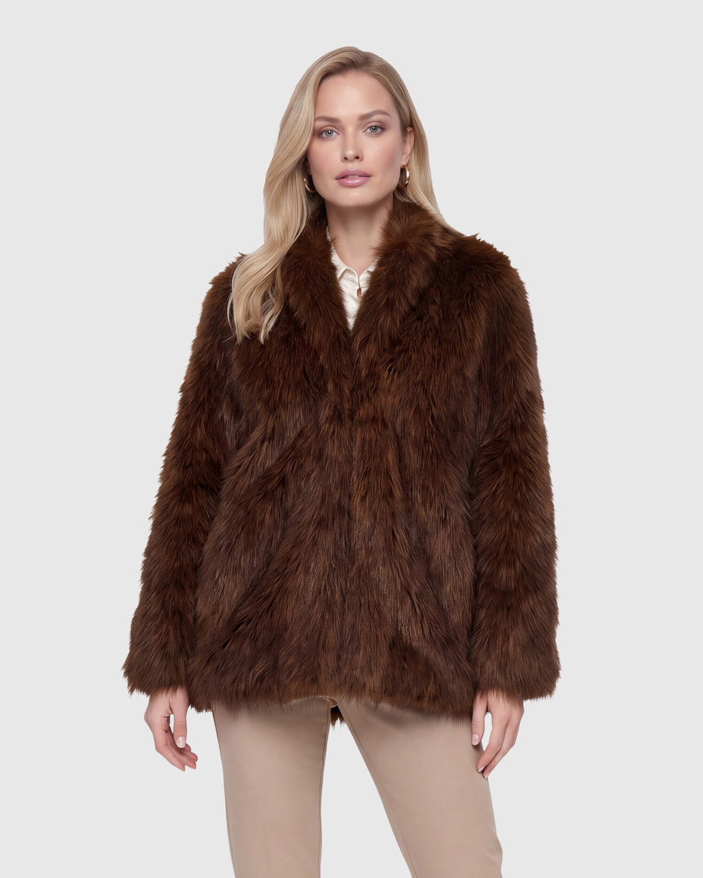 FUR-FREE FOX (FAUX FUR) JACKET