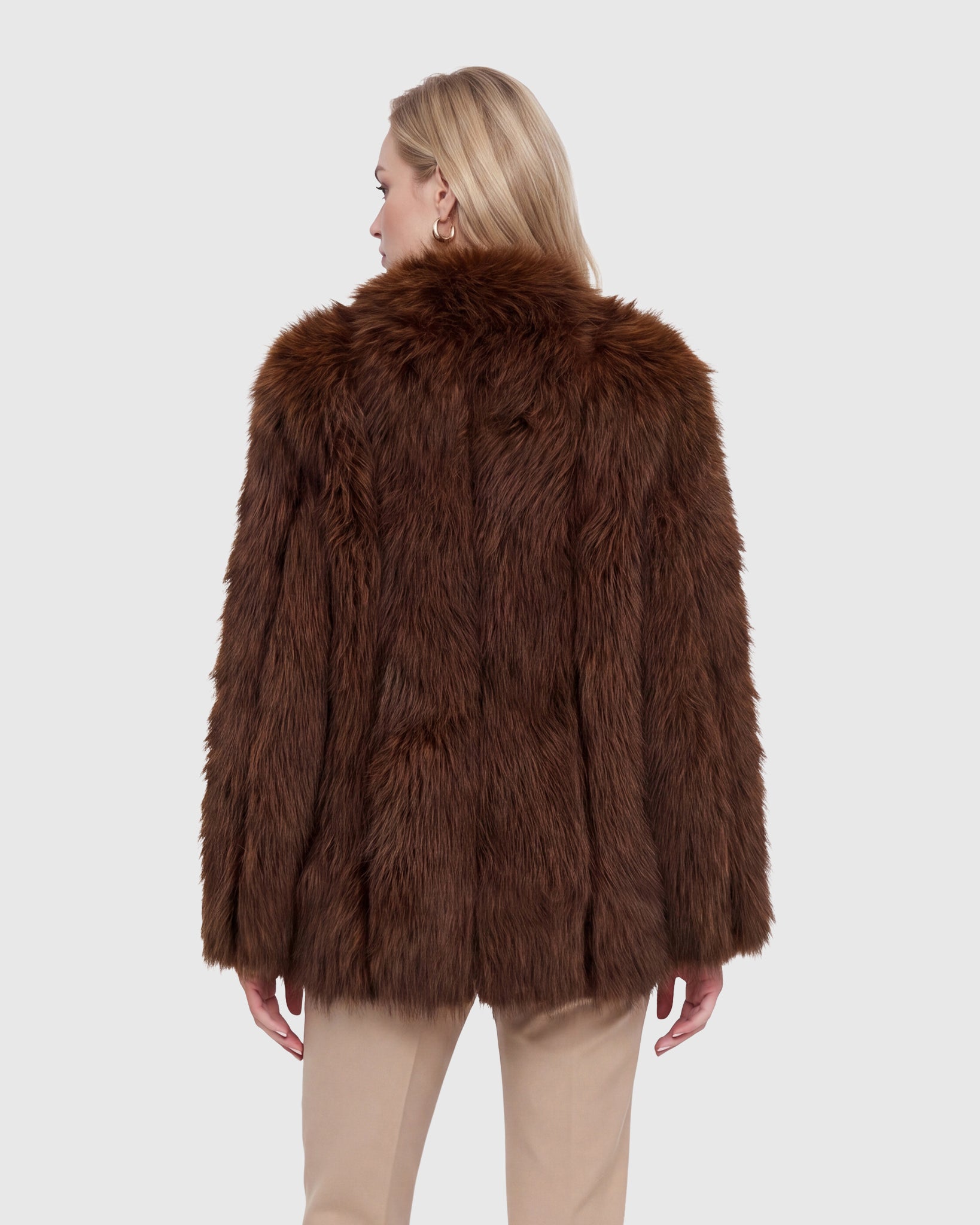 FUR-FREE FOX (FAUX FUR) JACKET