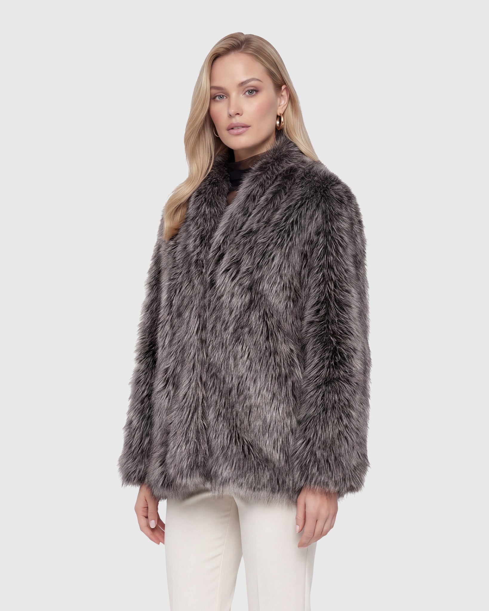 FUR-FREE FOX (FAUX FUR) JACKET