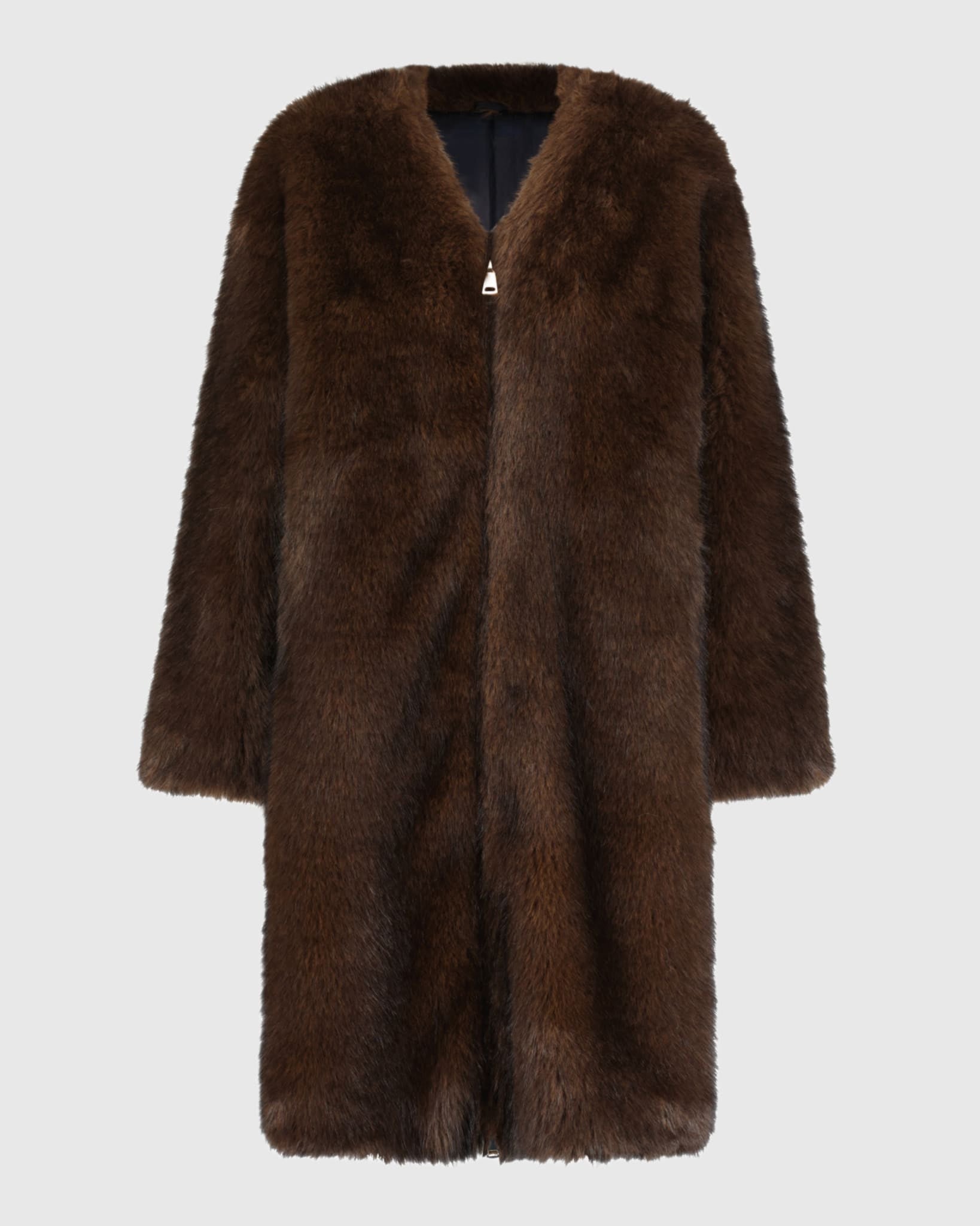 FUR-FREE MINK (FAUX FUR) SHORT COAT