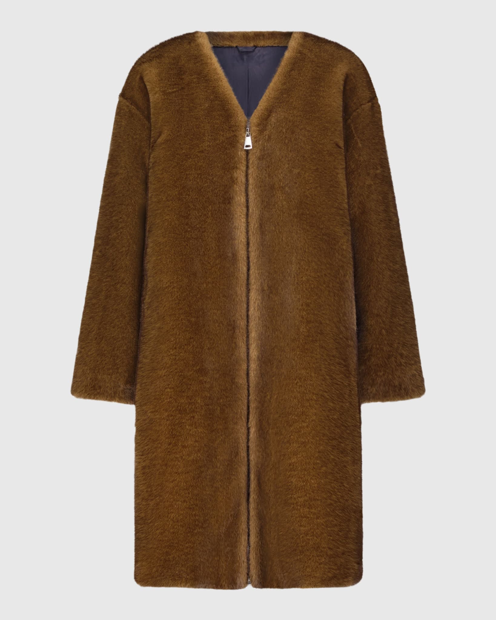 FUR-FREE MINK (FAUX FUR) SHORT COAT