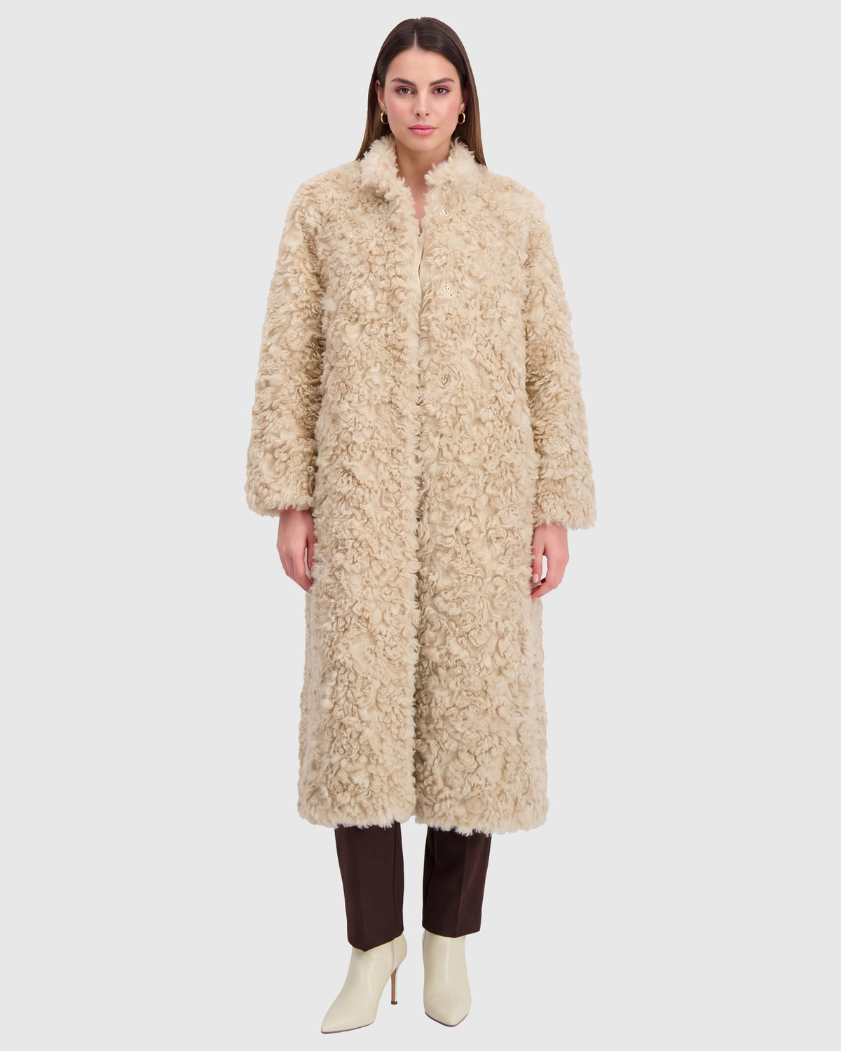 FUR-FREE LAMB (FAUX FUR) COAT