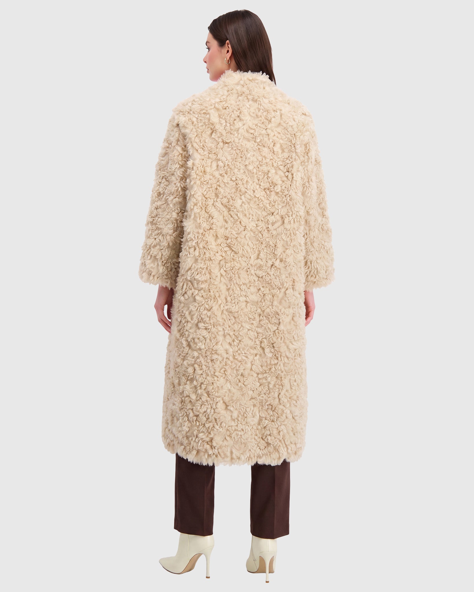 FUR-FREE LAMB (FAUX FUR) COAT