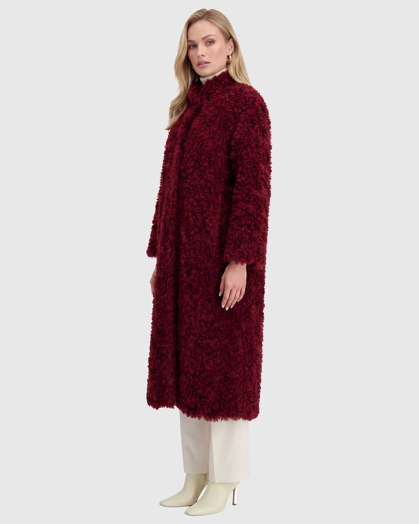 FUR-FREE LAMB (FAUX FUR) COAT