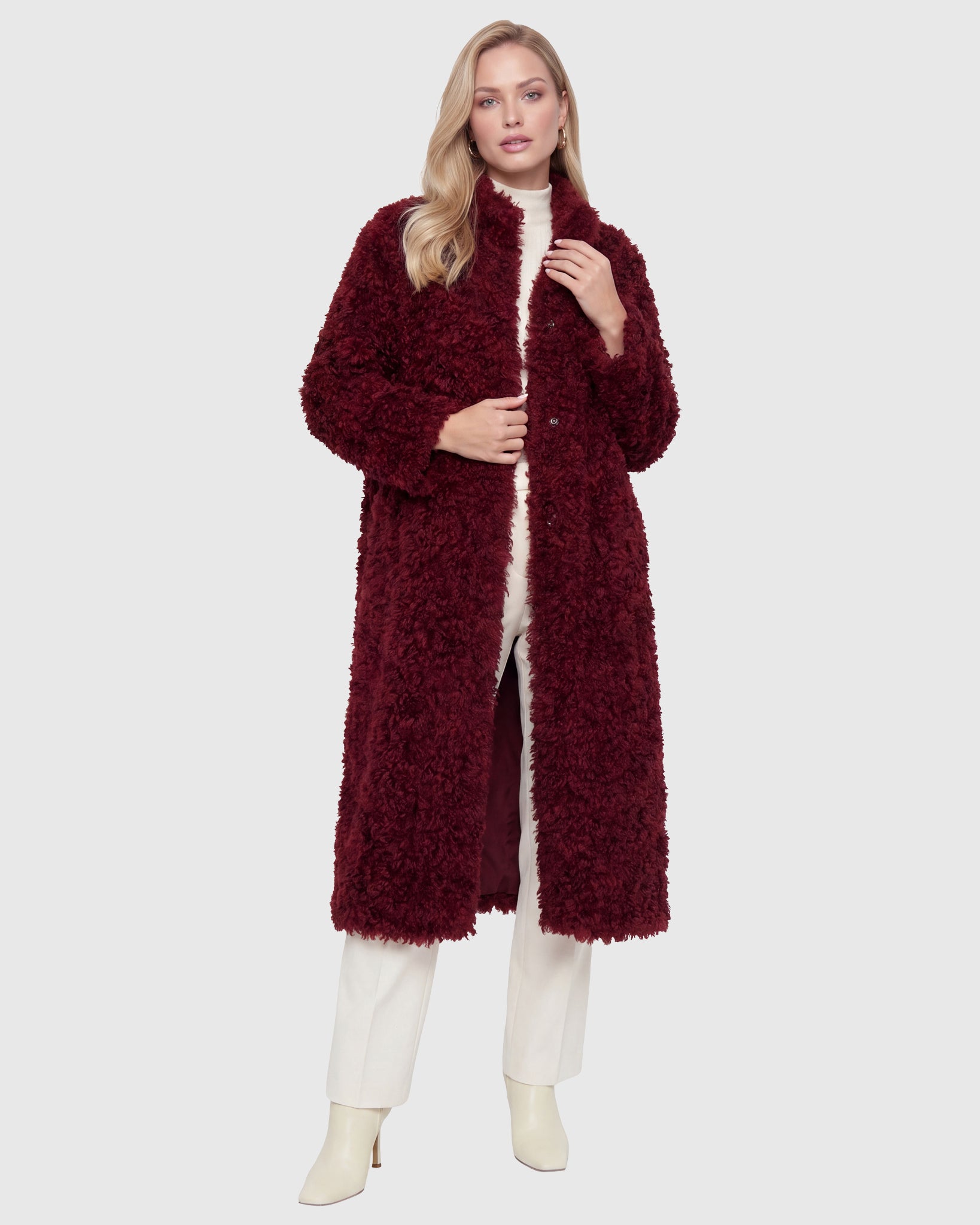 FUR-FREE LAMB (FAUX FUR) COAT