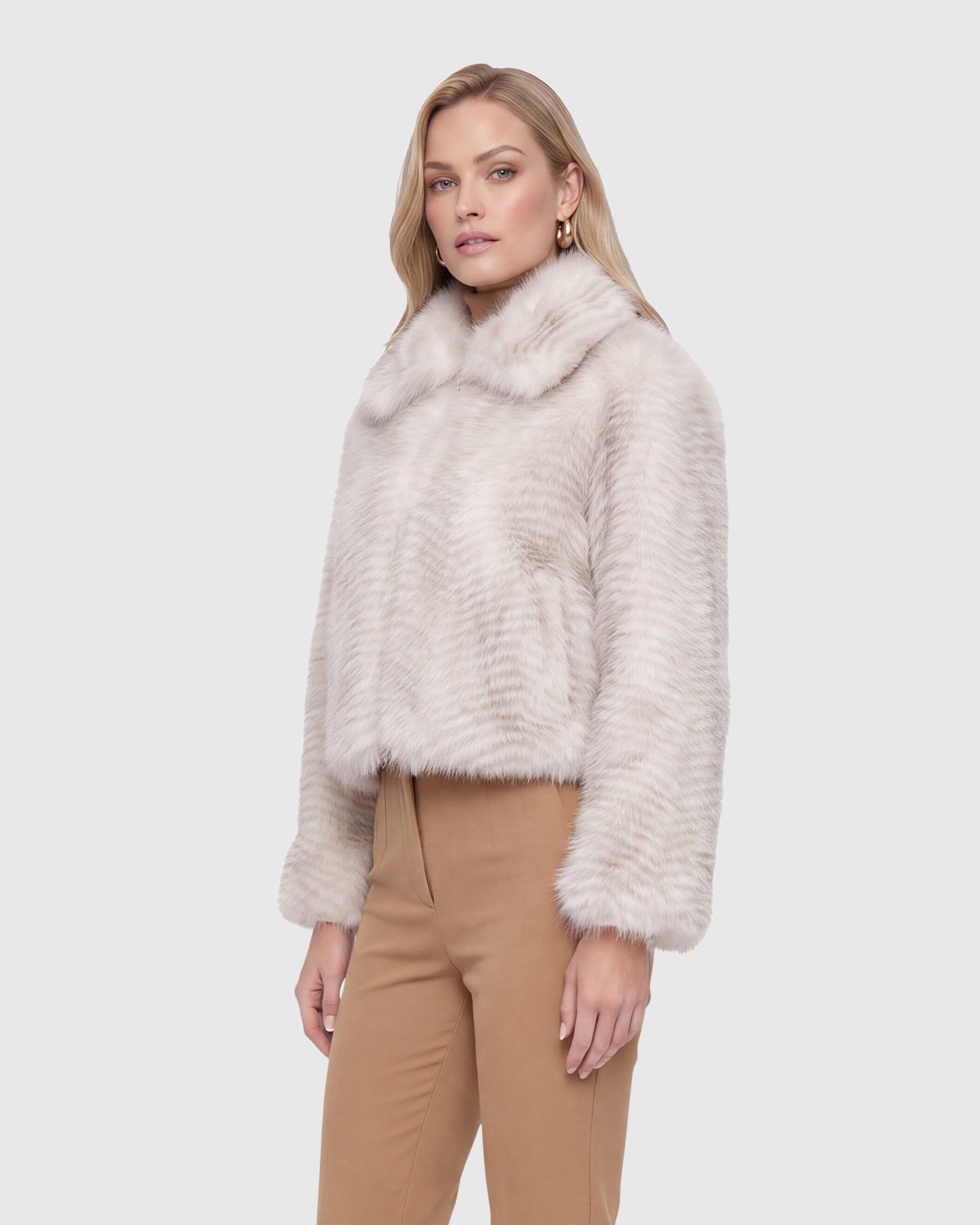 FUR-FREE FOX (FAUX FUR) JACKET