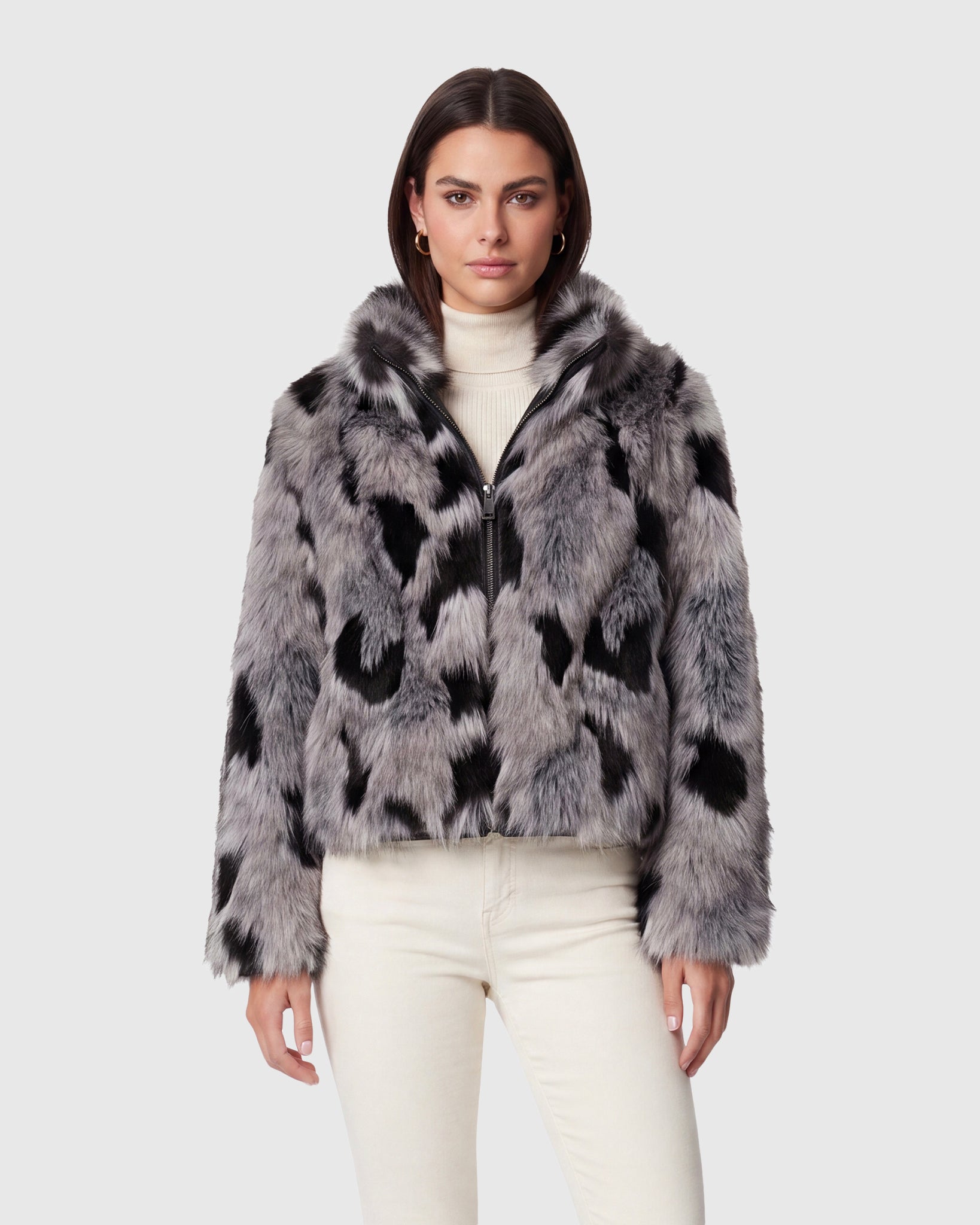 FUR-FREE FOX (FAUX FUR) JACKET