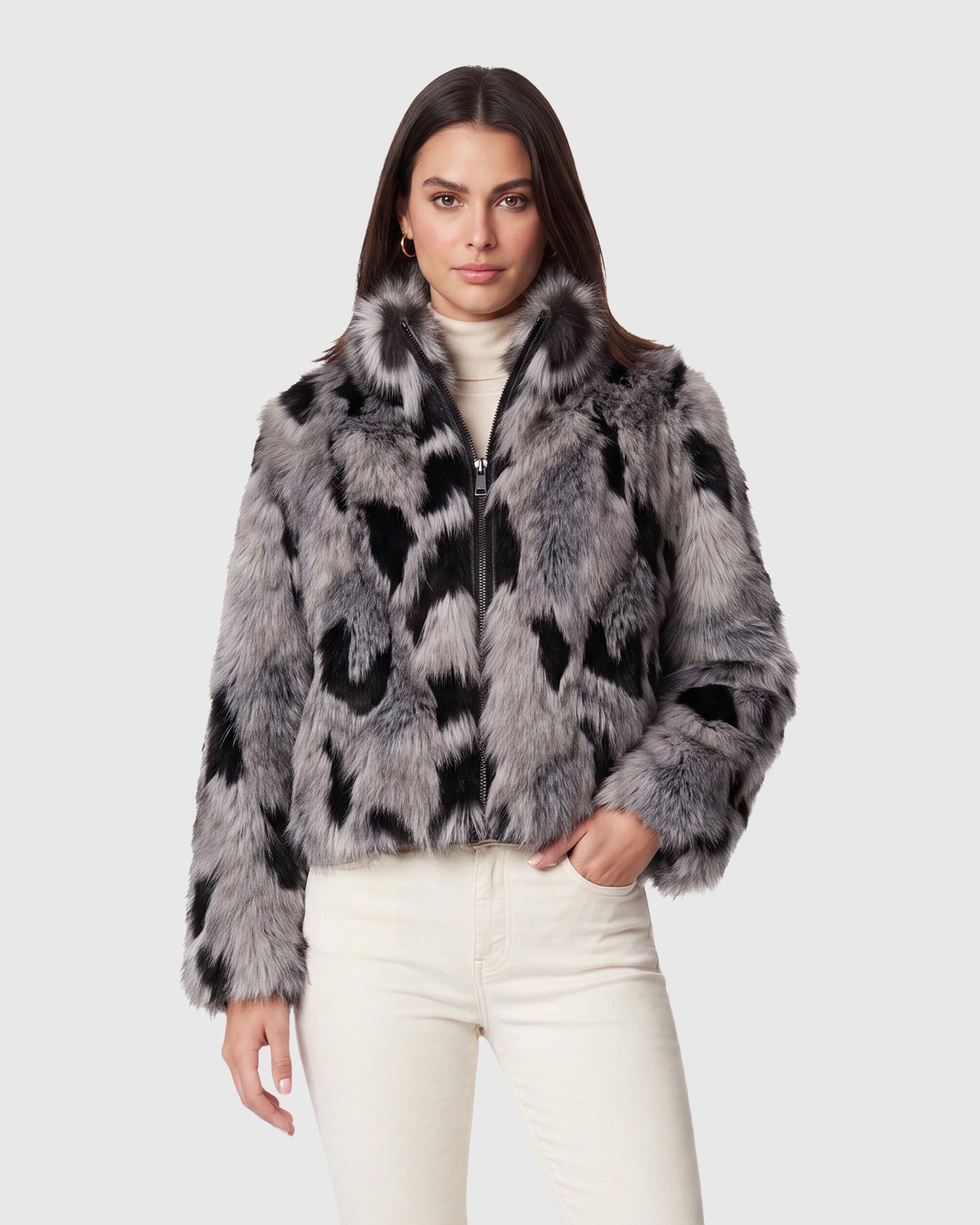 FUR-FREE FOX (FAUX FUR) JACKET