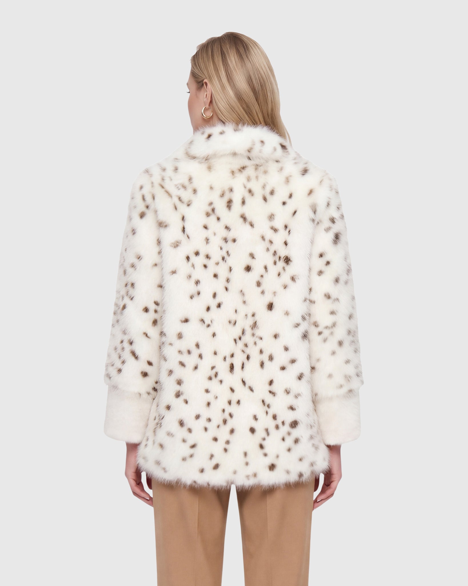 FUR-FREE FOX AND MINK (FAUX FUR) JACKET