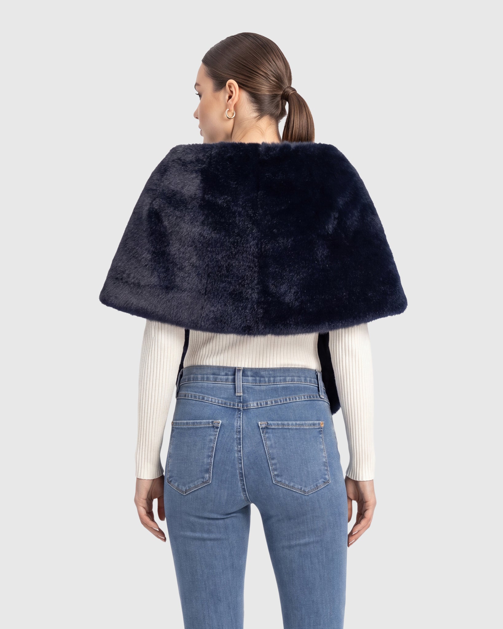 FUR-FREE MINK (FAUX FUR) STOLE