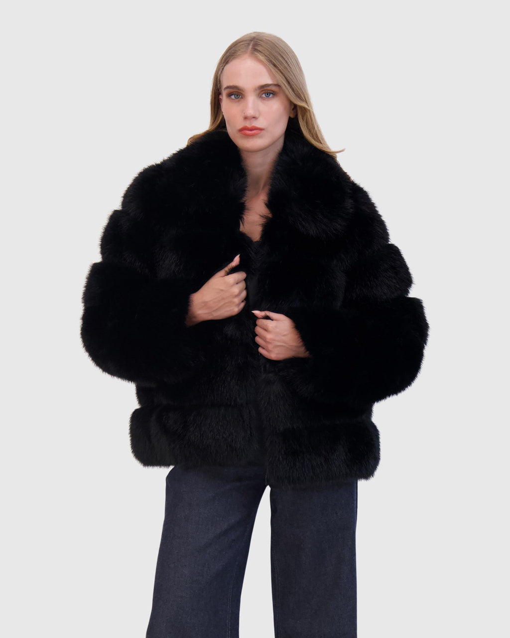 FUR-FREE FOX (FAUX FUR) JACKET