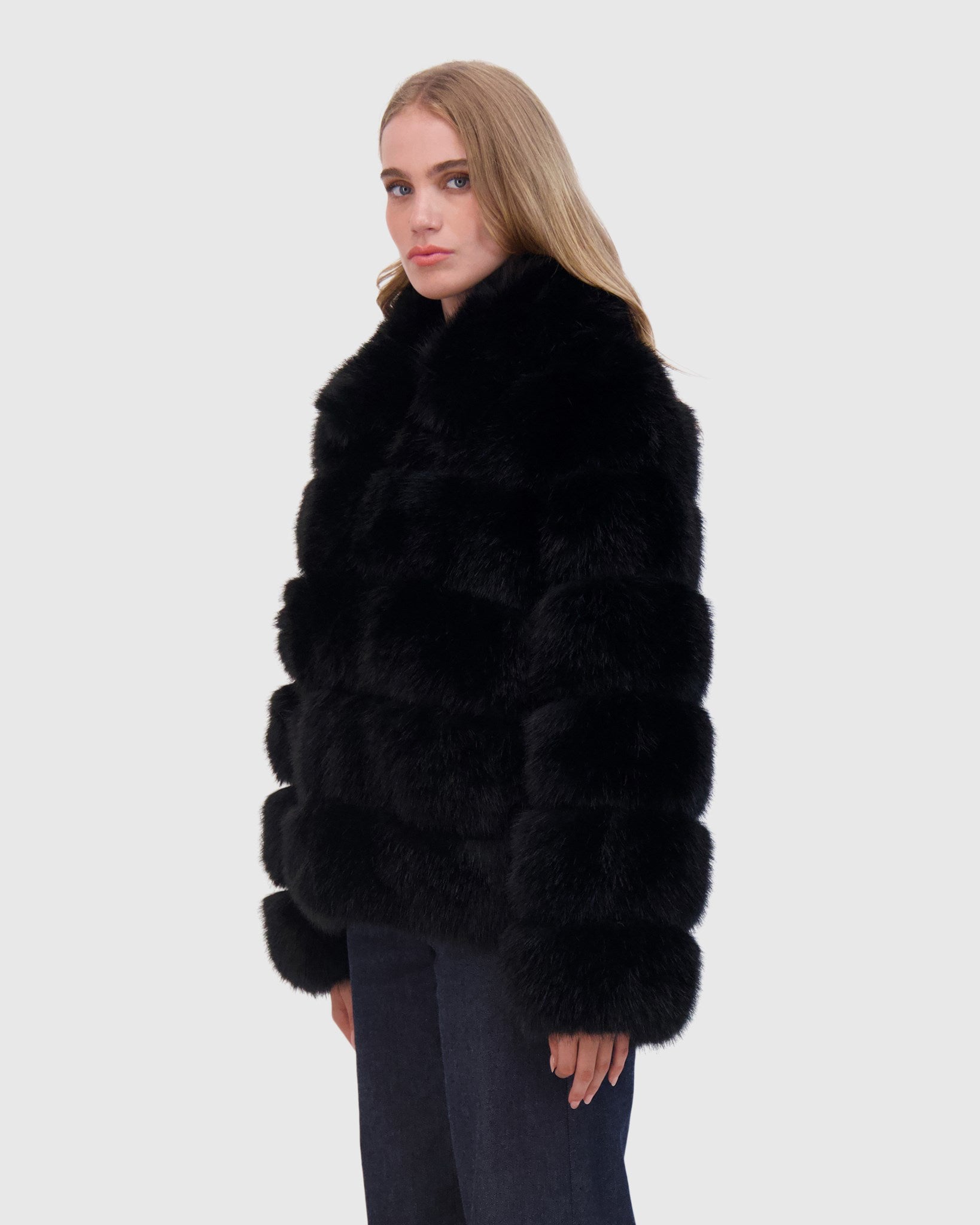 FUR-FREE FOX (FAUX FUR) JACKET