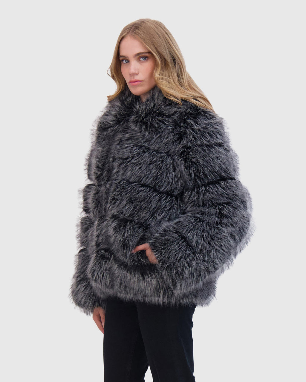 FUR-FREE FOX (FAUX FUR) JACKET