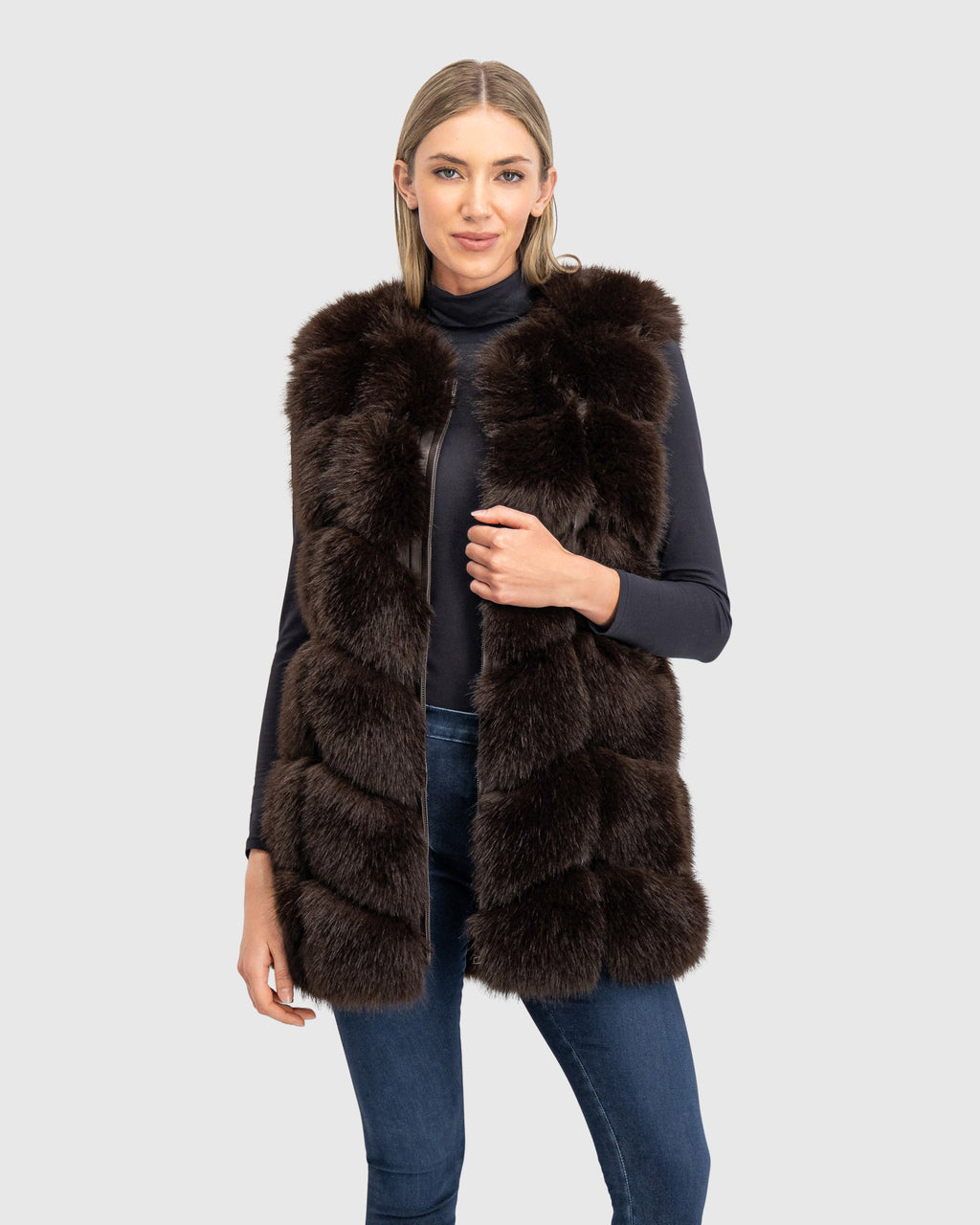 FUR-FREE FOX (FAUX FUR) VEST