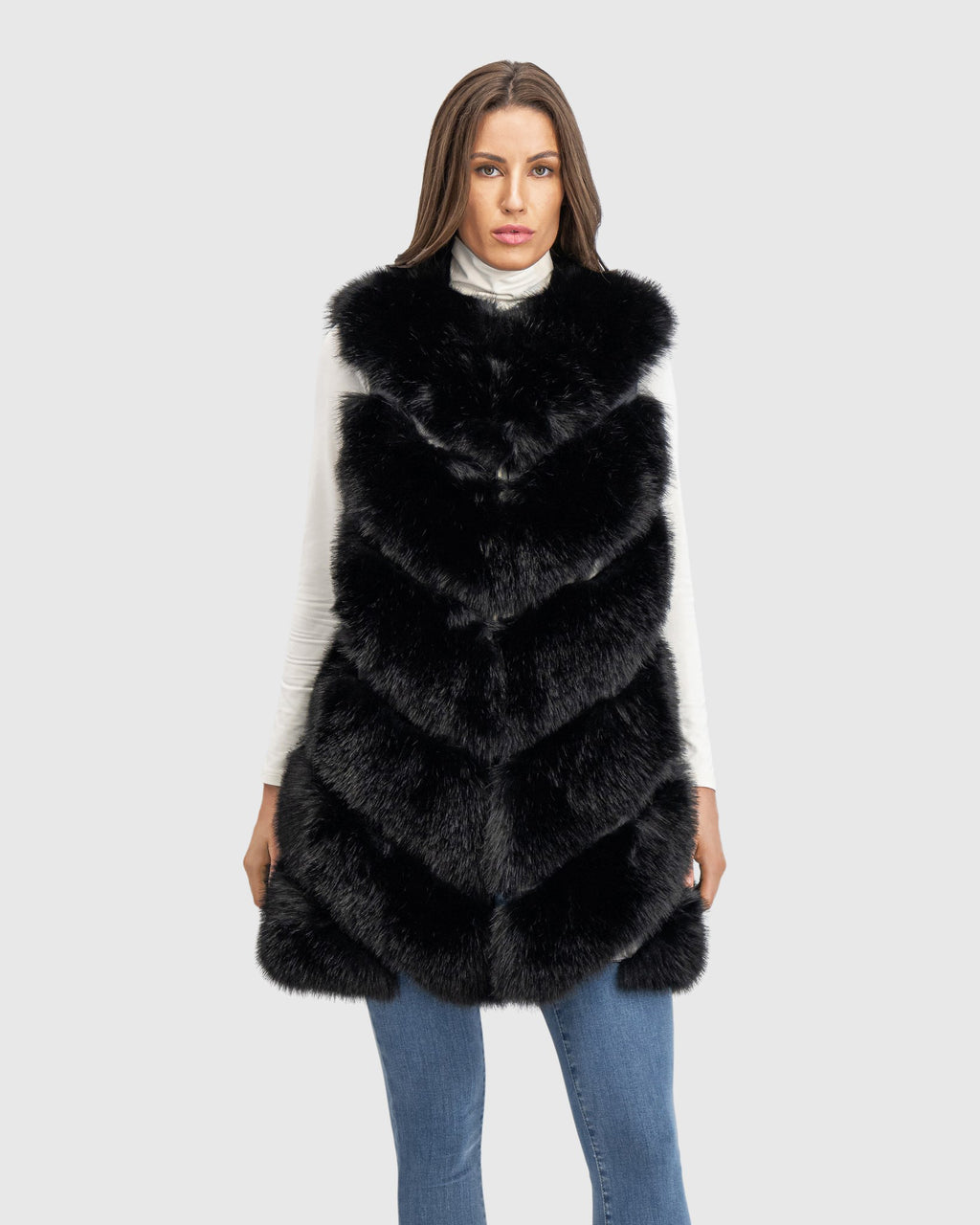 FUR-FREE FOX (FAUX FUR) VEST