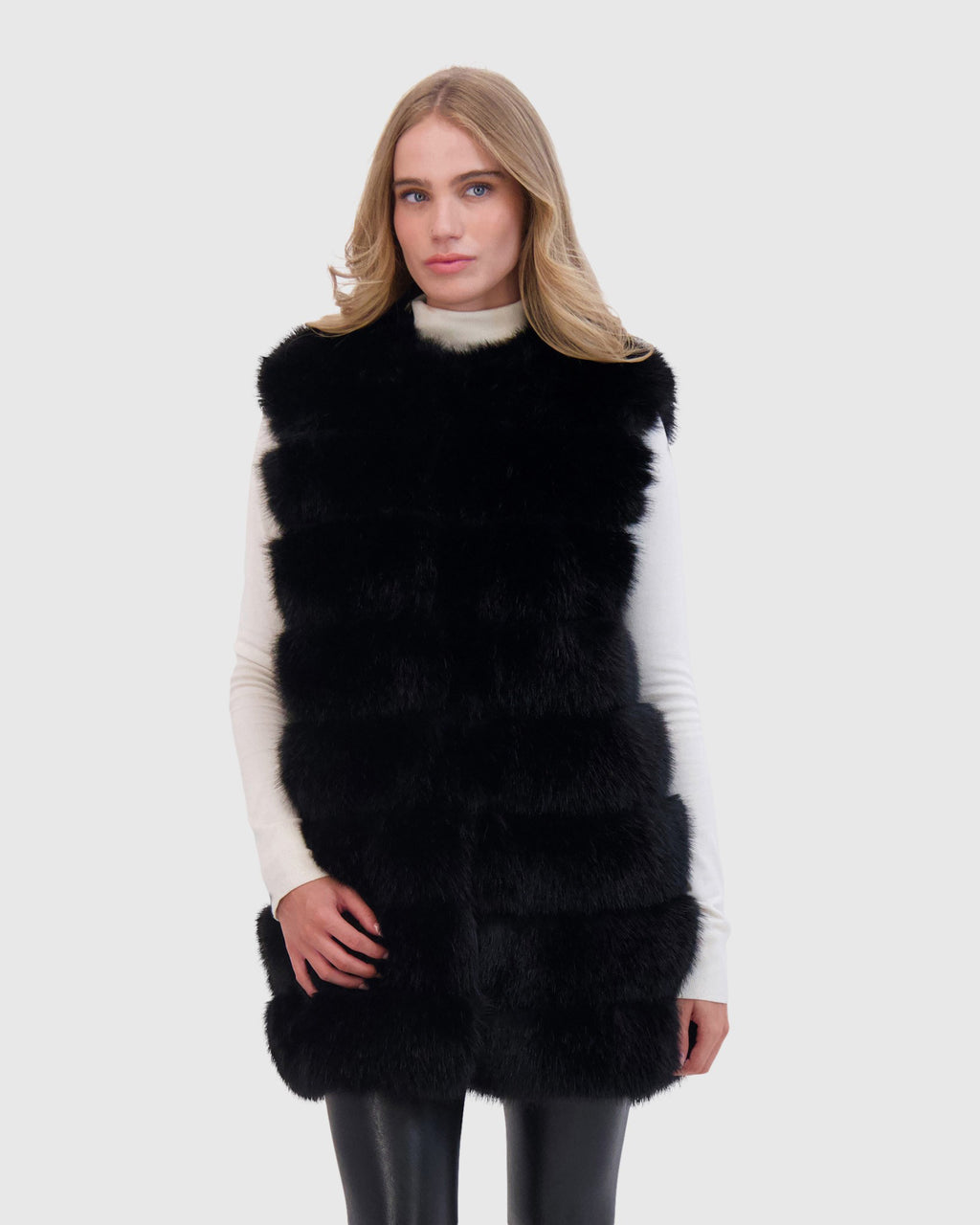 FUR-FREE FOX (FAUX FUR) VEST