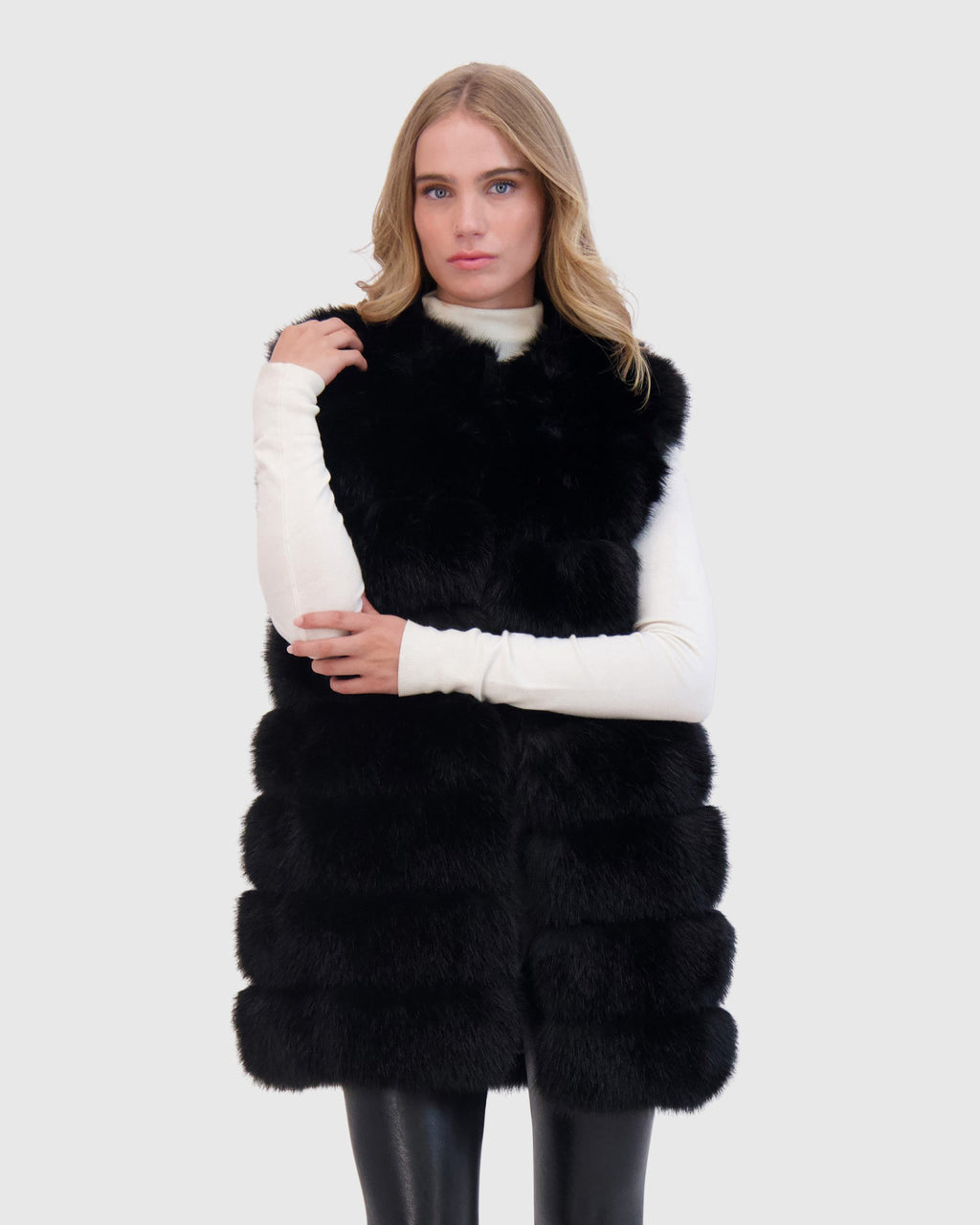 FUR-FREE FOX (FAUX FUR) VEST