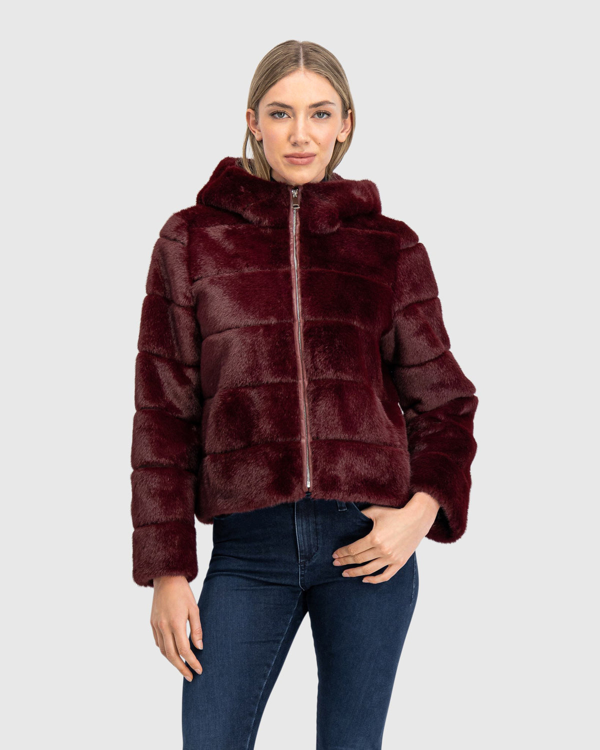FUR-FREE MINK (FAUX FUR) PARKA