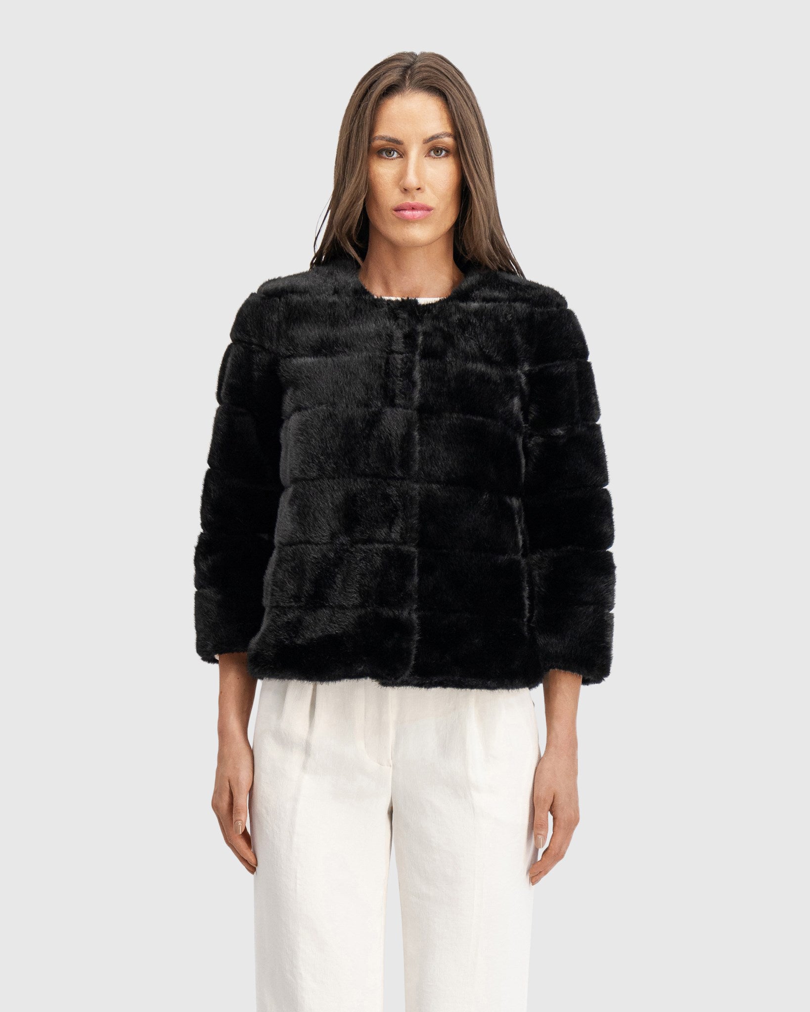 FUR-FREE MINK (FAUX FUR) JACKET