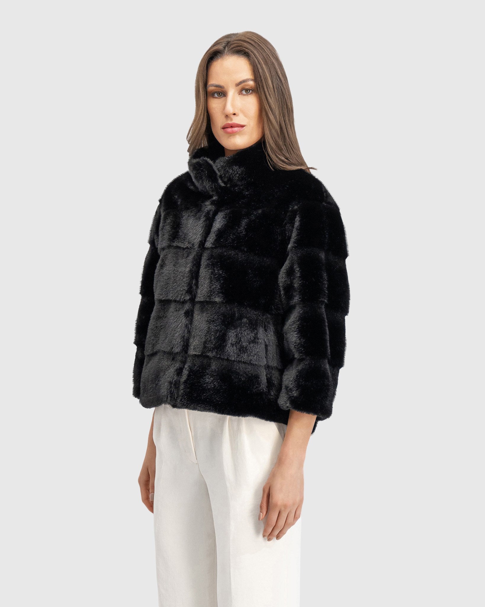 FUR-FREE MINK (FAUX FUR) JACKET