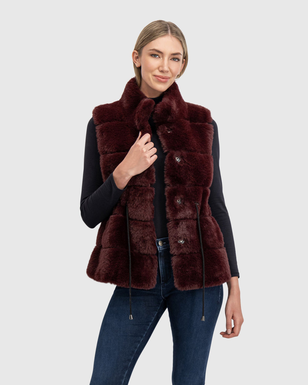 FUR-FREE REX RABBIT (FAUX FUR) VEST