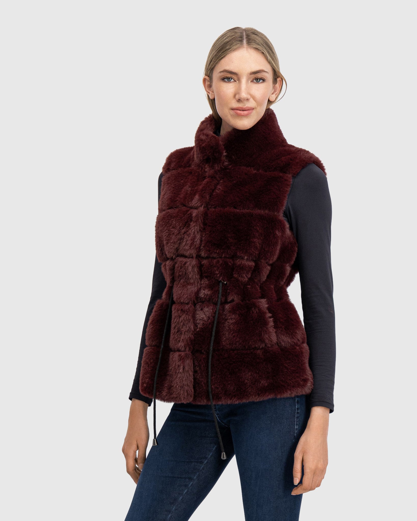 FUR-FREE REX RABBIT (FAUX FUR) VEST