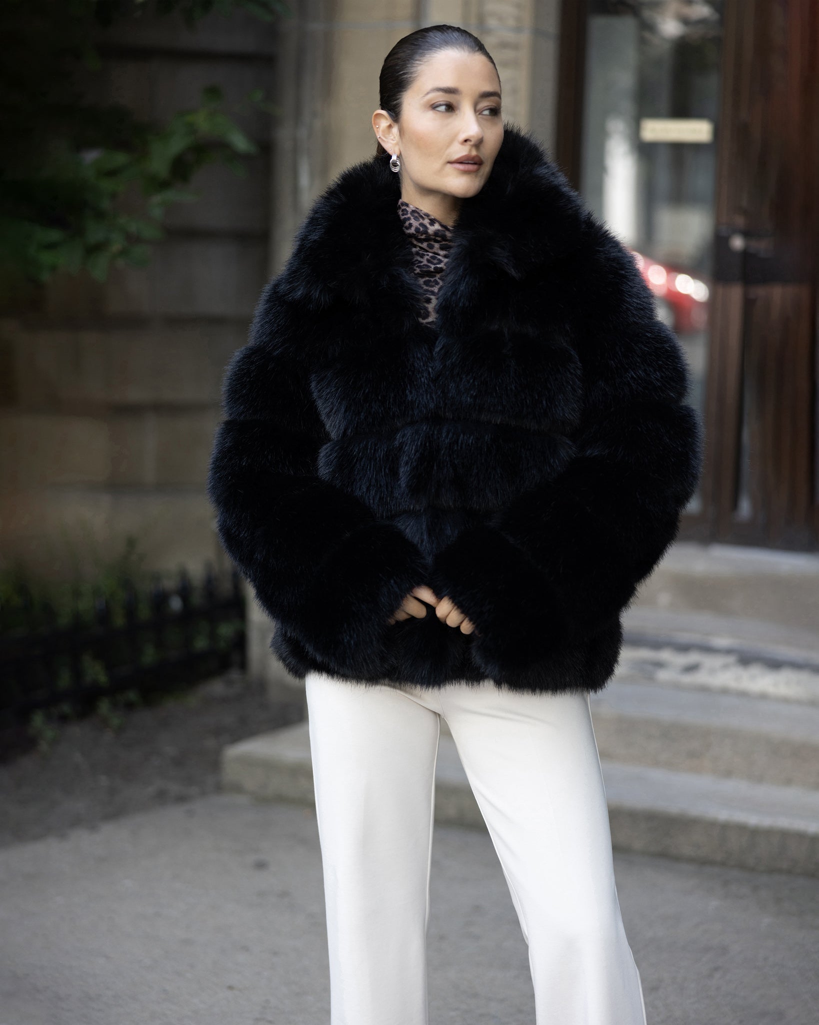 FUR-FREE FOX (FAUX FUR) JACKET