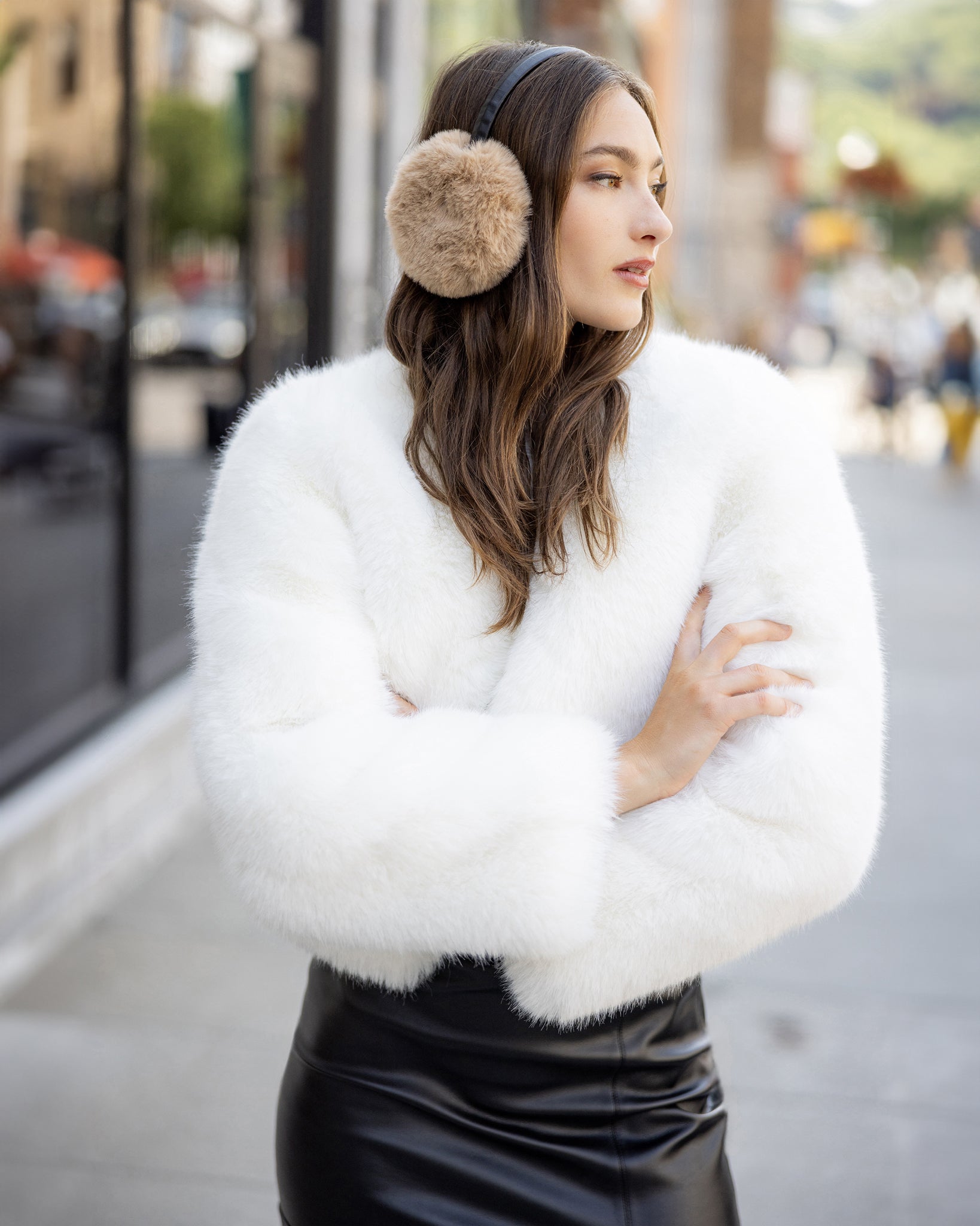FUR-FREE REX RABBIT (FAUX FUR) EARMUFFS