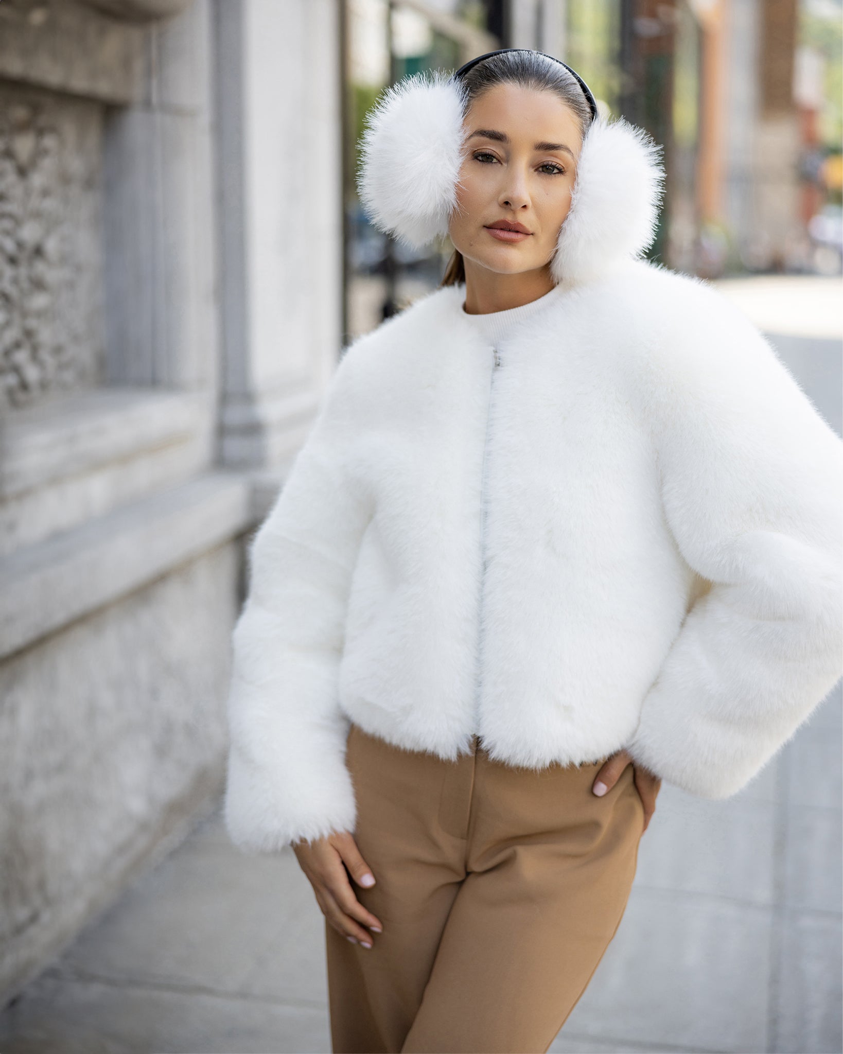 FUR-FREE FOX (FAUX FUR) EARMUFFS