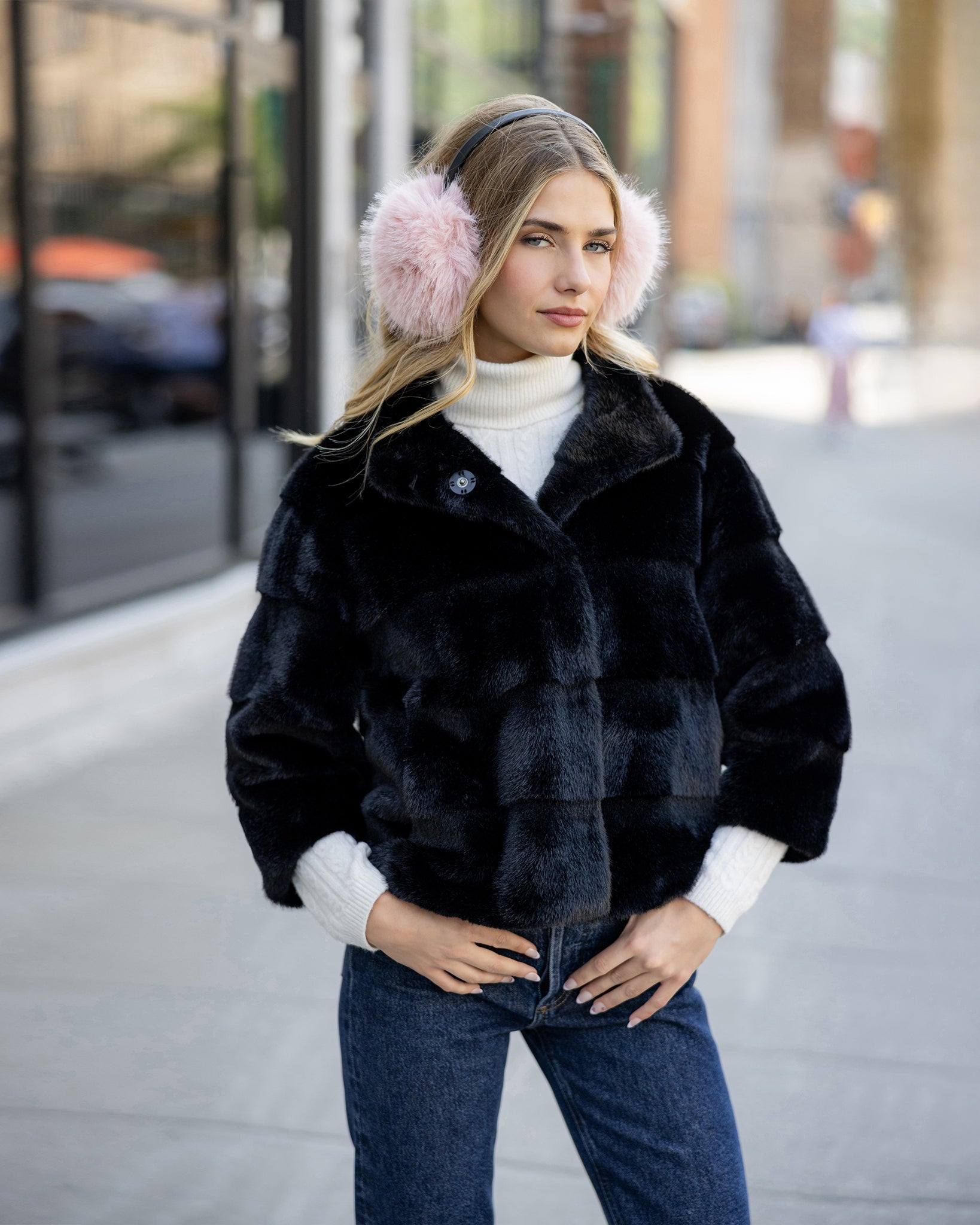 FUR-FREE FOX (FAUX FUR) EARMUFFS