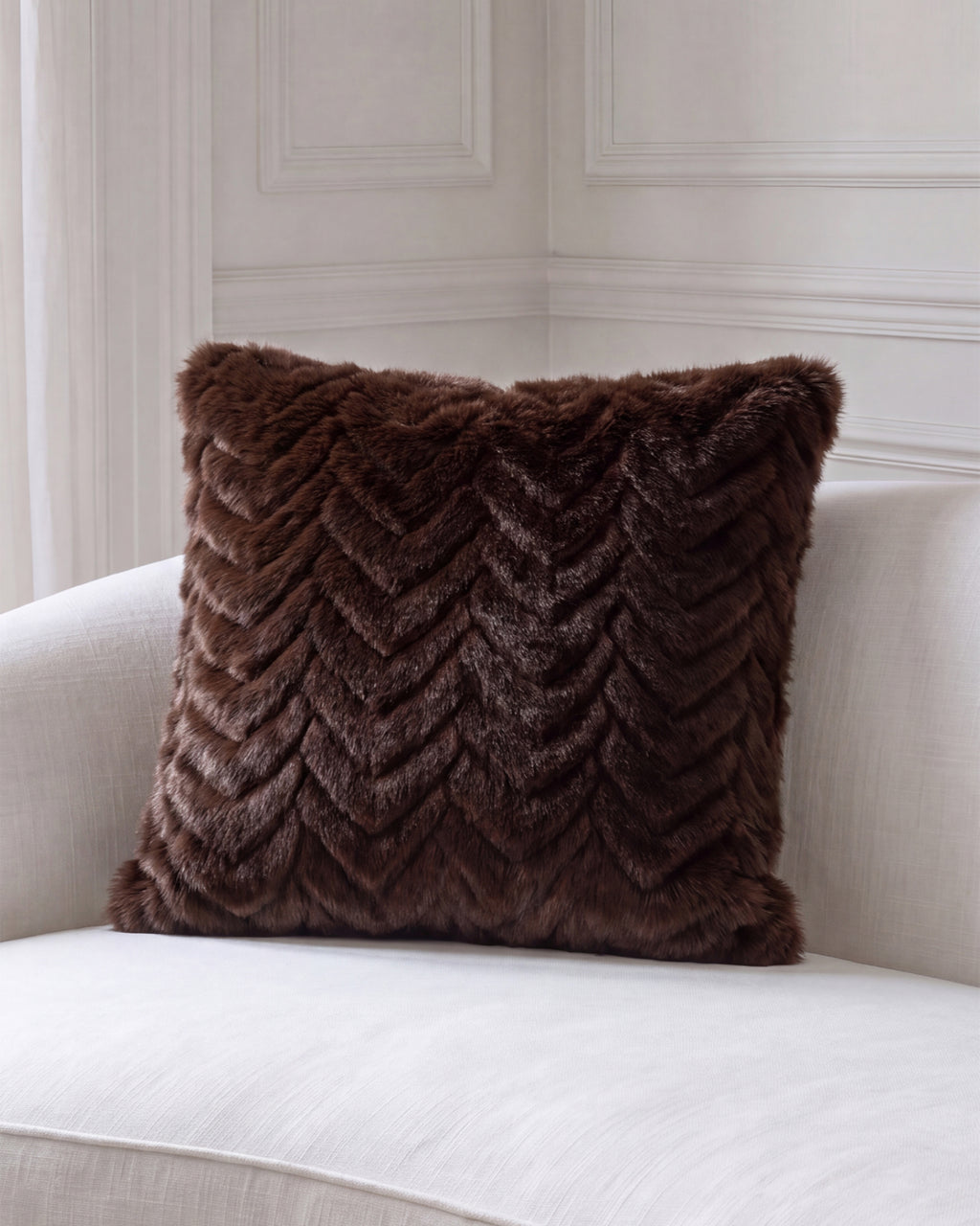 FUR-FREE MINK (FAUX FUR) PILLOW